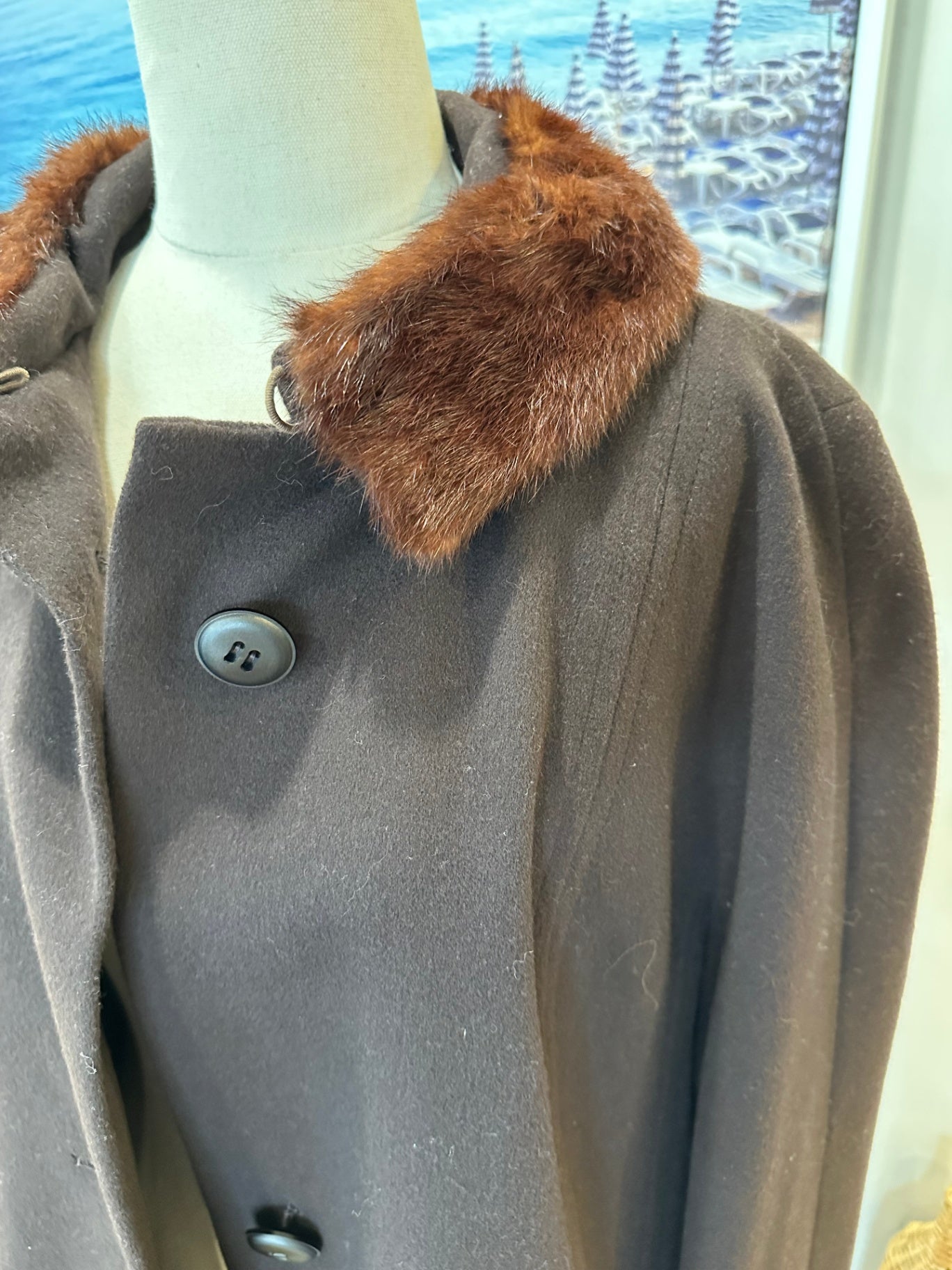 [SALE] Vintage - Longline Wool Coat - Large