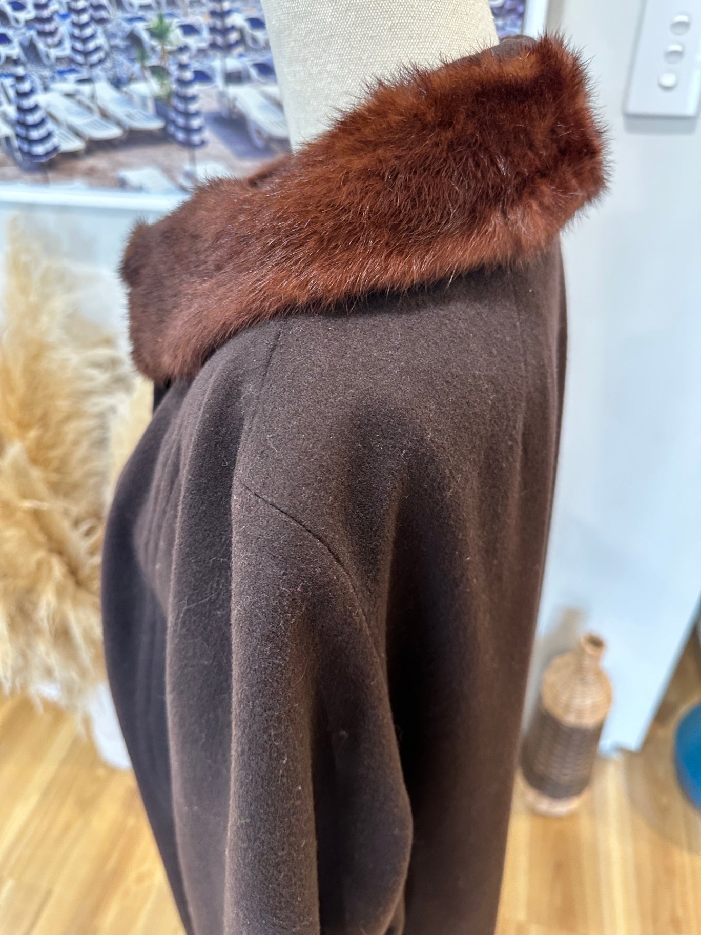 [SALE] Vintage - Longline Wool Coat - Large