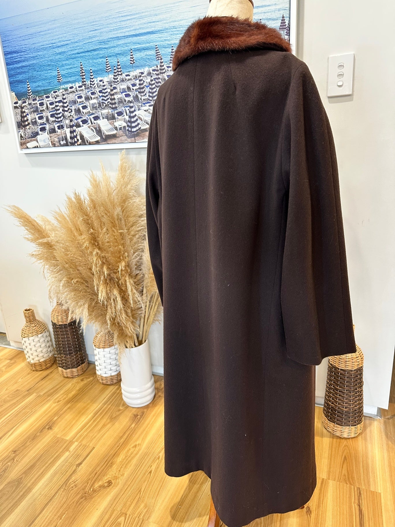 [SALE] Vintage - Longline Wool Coat - Large