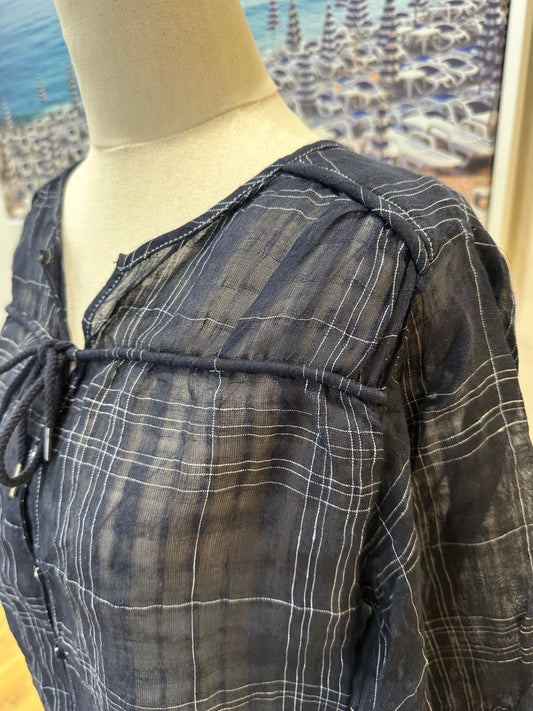 [SALE] Lania the Label Blouse 8 Navy Blue