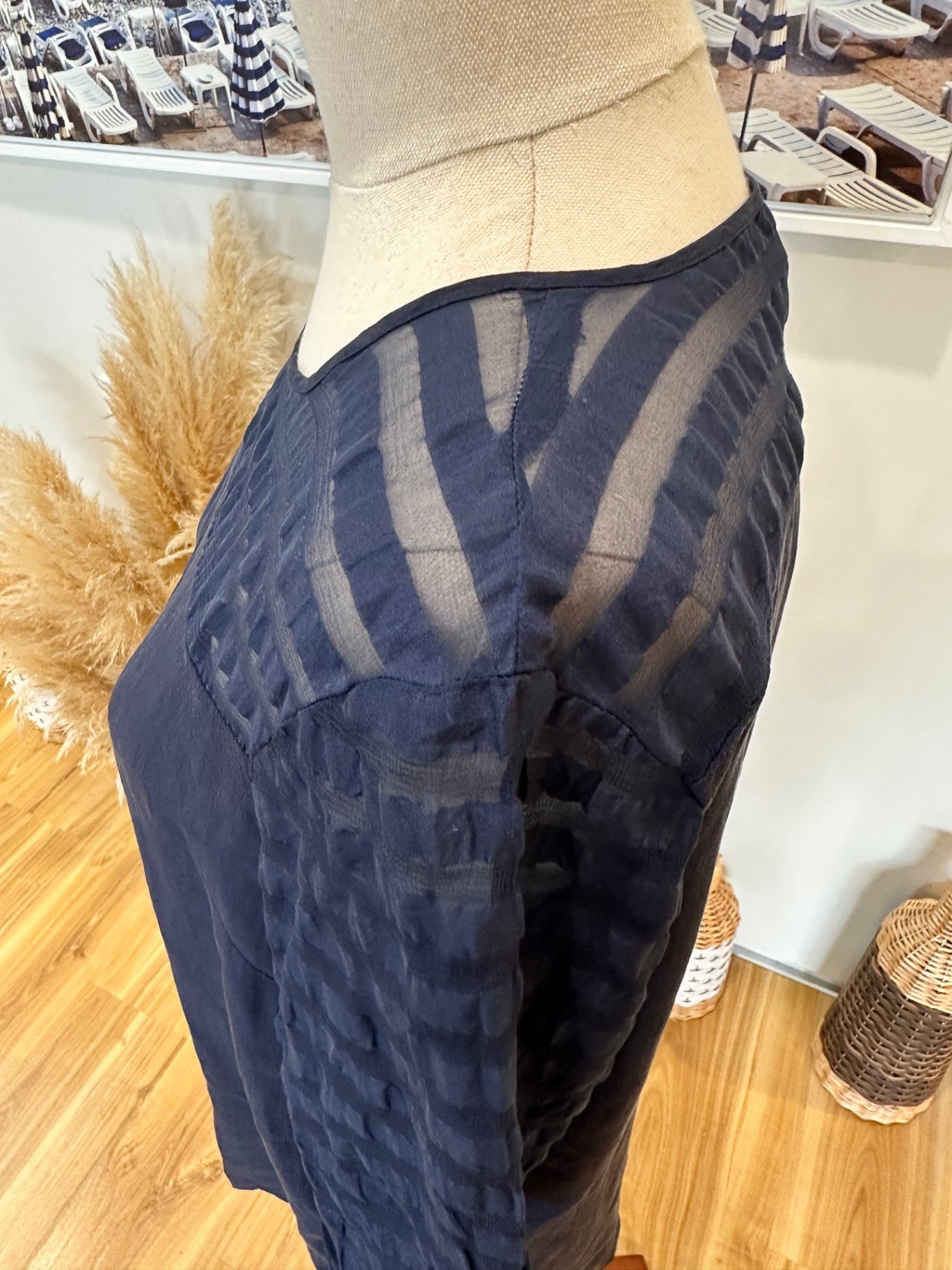 Staple + Cloth Top 12 Navy Blue