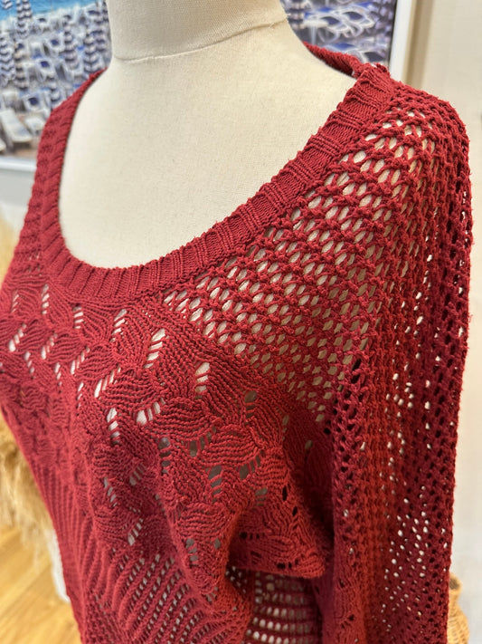 [SALE] Burgundy Jumper - Small