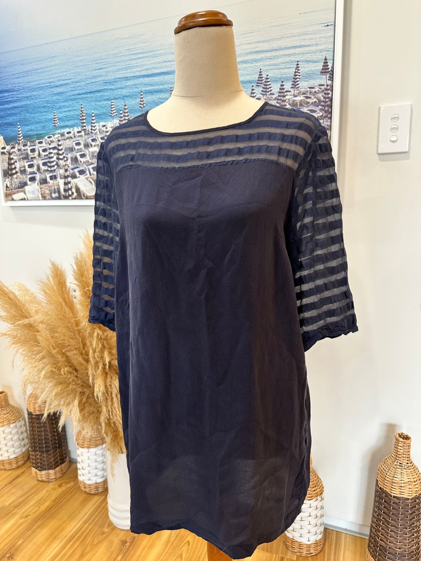 Staple + Cloth Top 12 Navy Blue