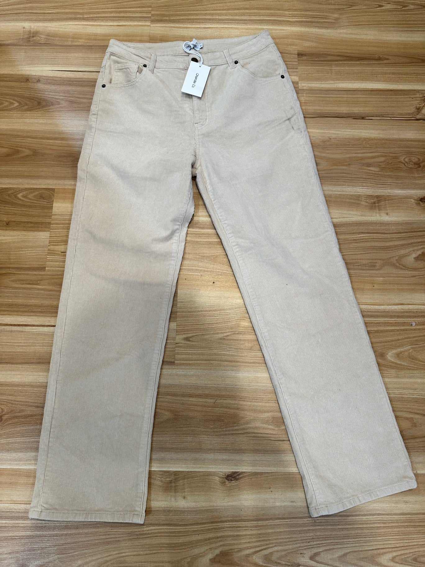 Ghanda - Corduroy Pants - Size 14 - New Beige