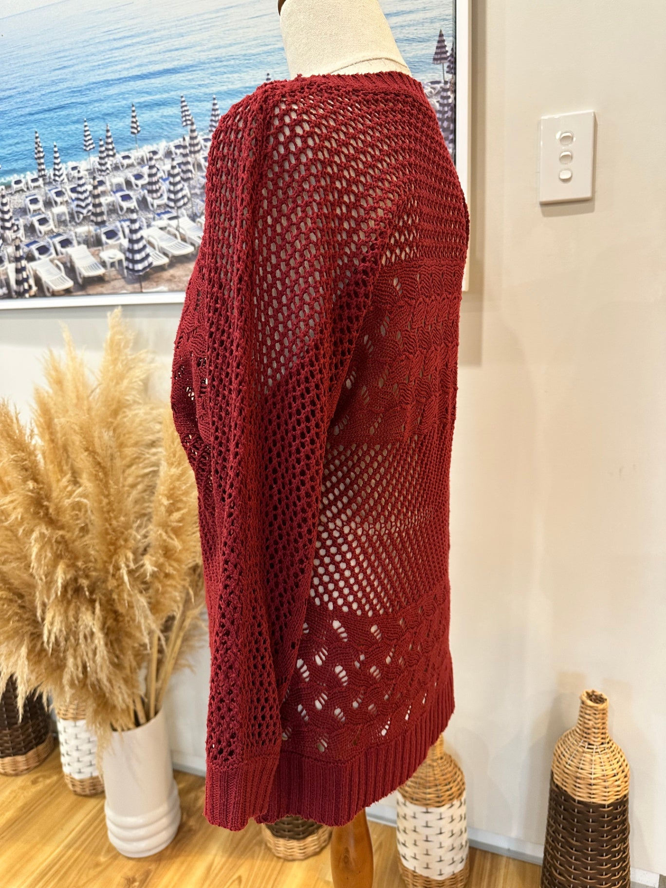 [SALE] Burgundy Jumper - Small