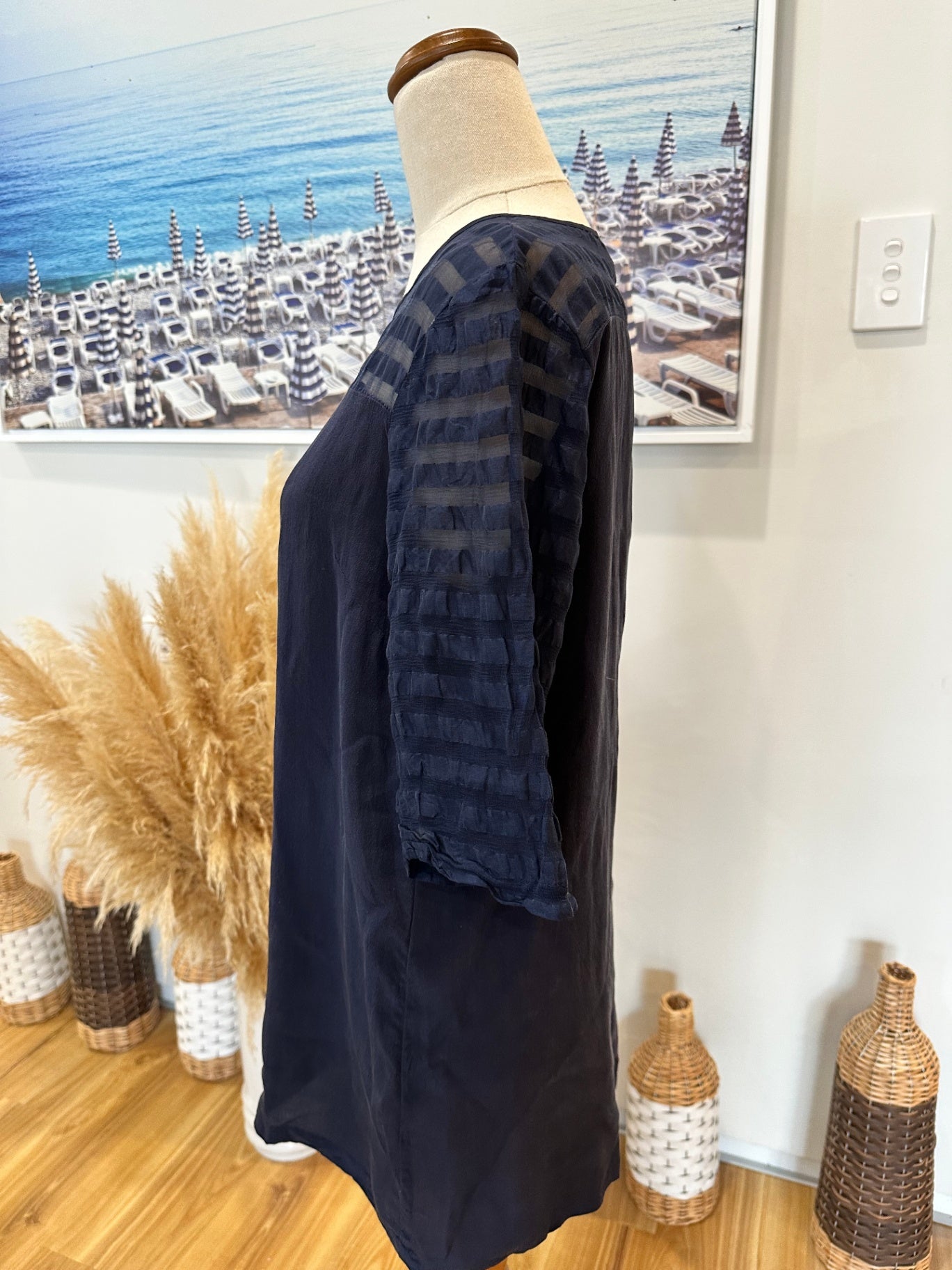 Staple + Cloth Top 12 Navy Blue