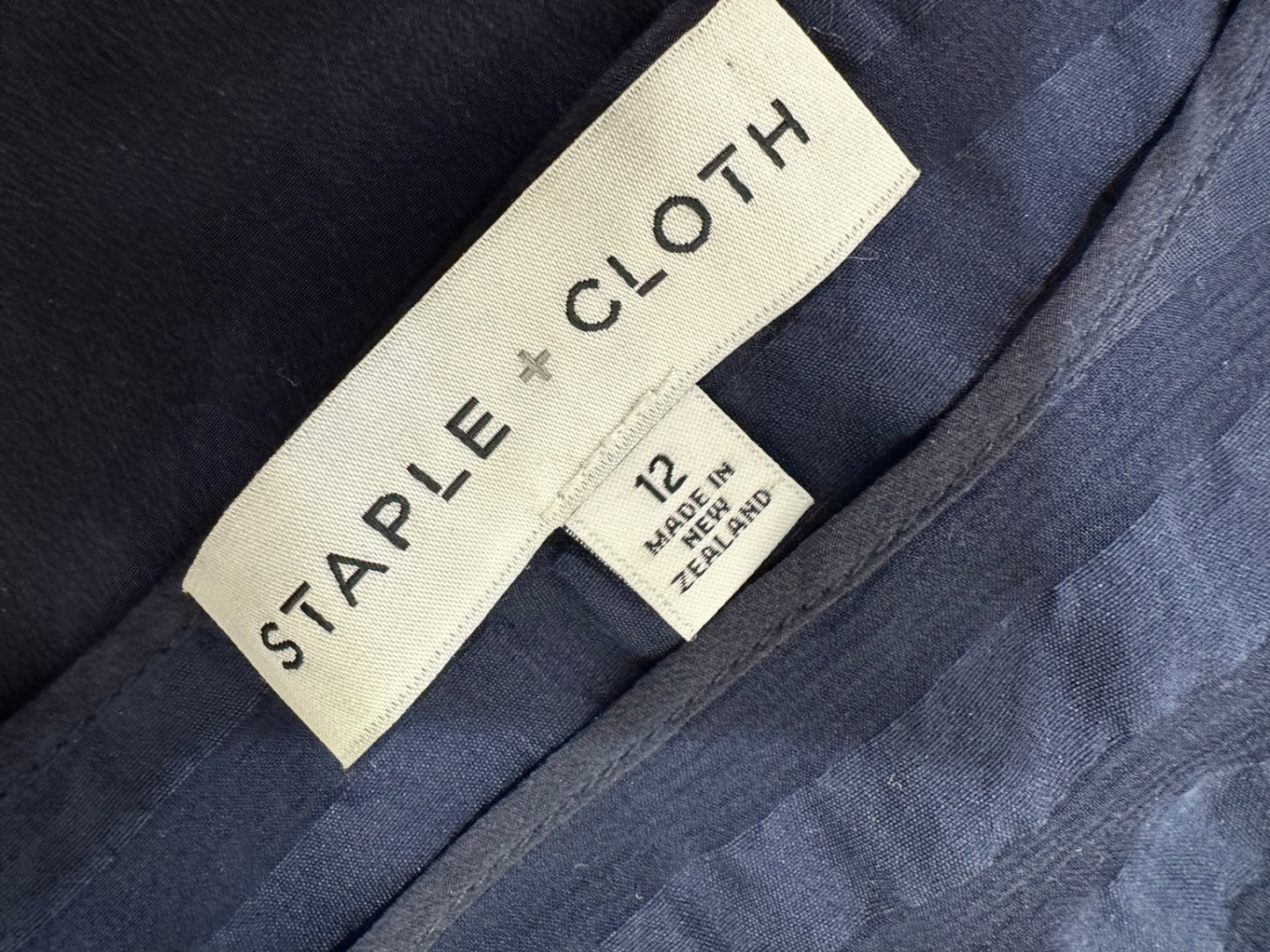 Staple + Cloth Top 12 Navy Blue