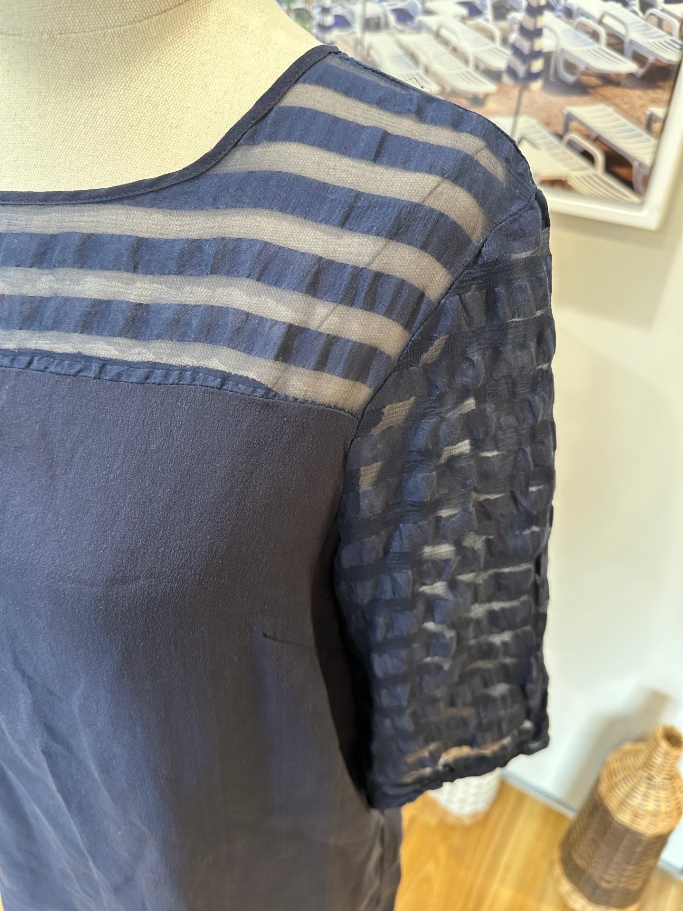 Staple + Cloth Top 12 Navy Blue