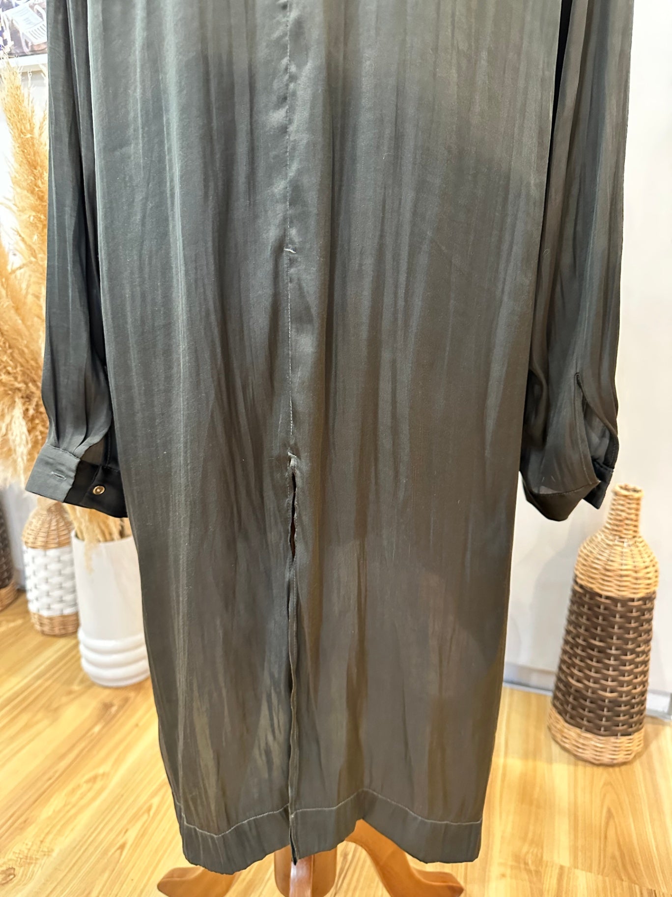 Vassalli Dress 12 Olive Green