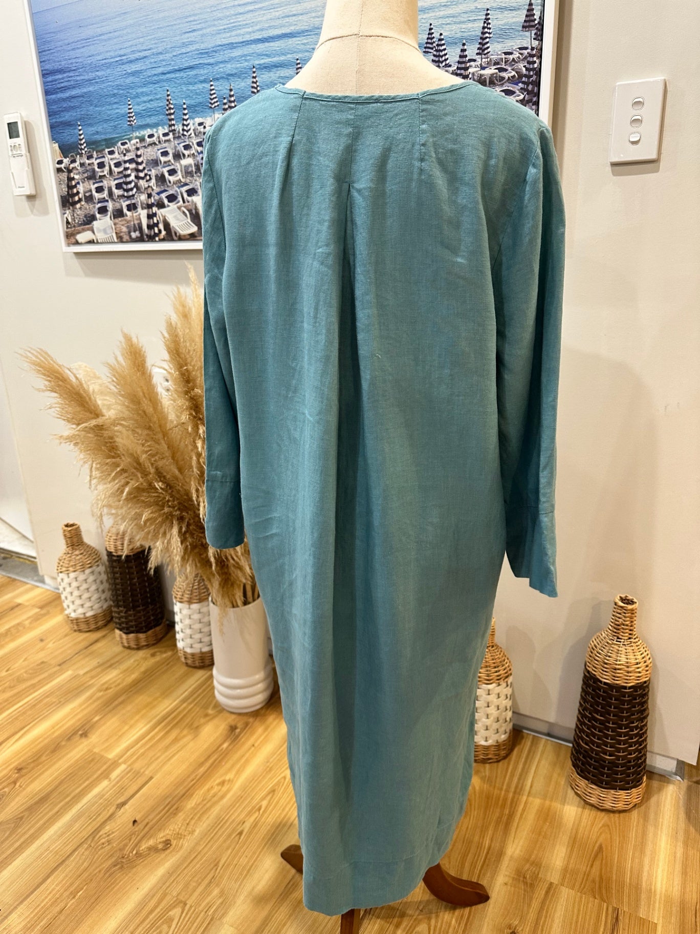 Random Dress 10 Light Blue - 100% linen