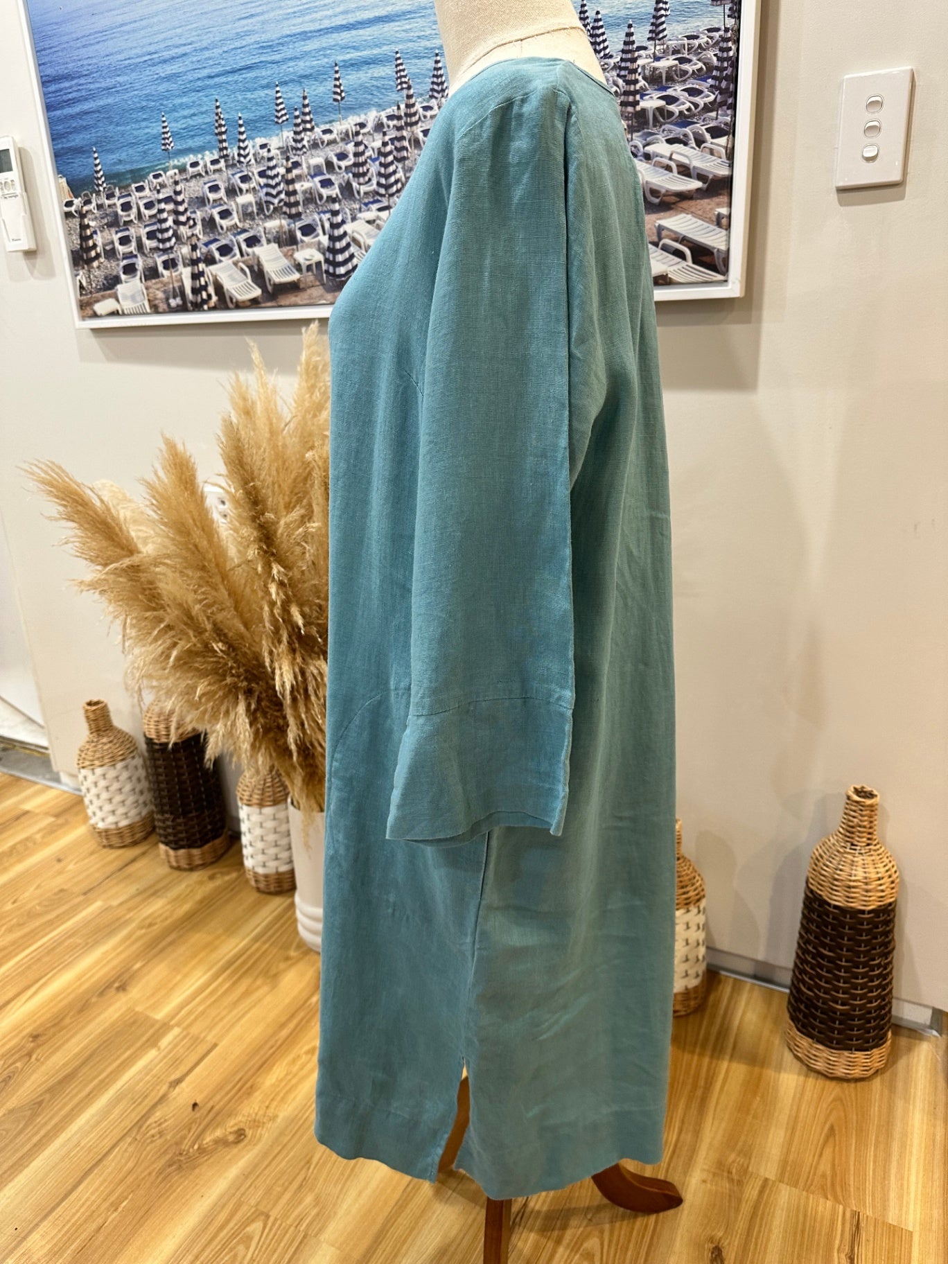 Random Dress 10 Light Blue - 100% linen