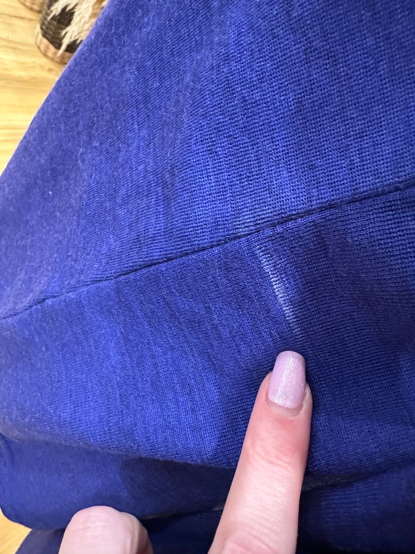 North South - Merino Top - Extra Large - Blue