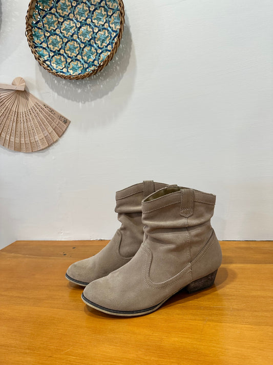 Cowboy Ankle Boots - Size 7 