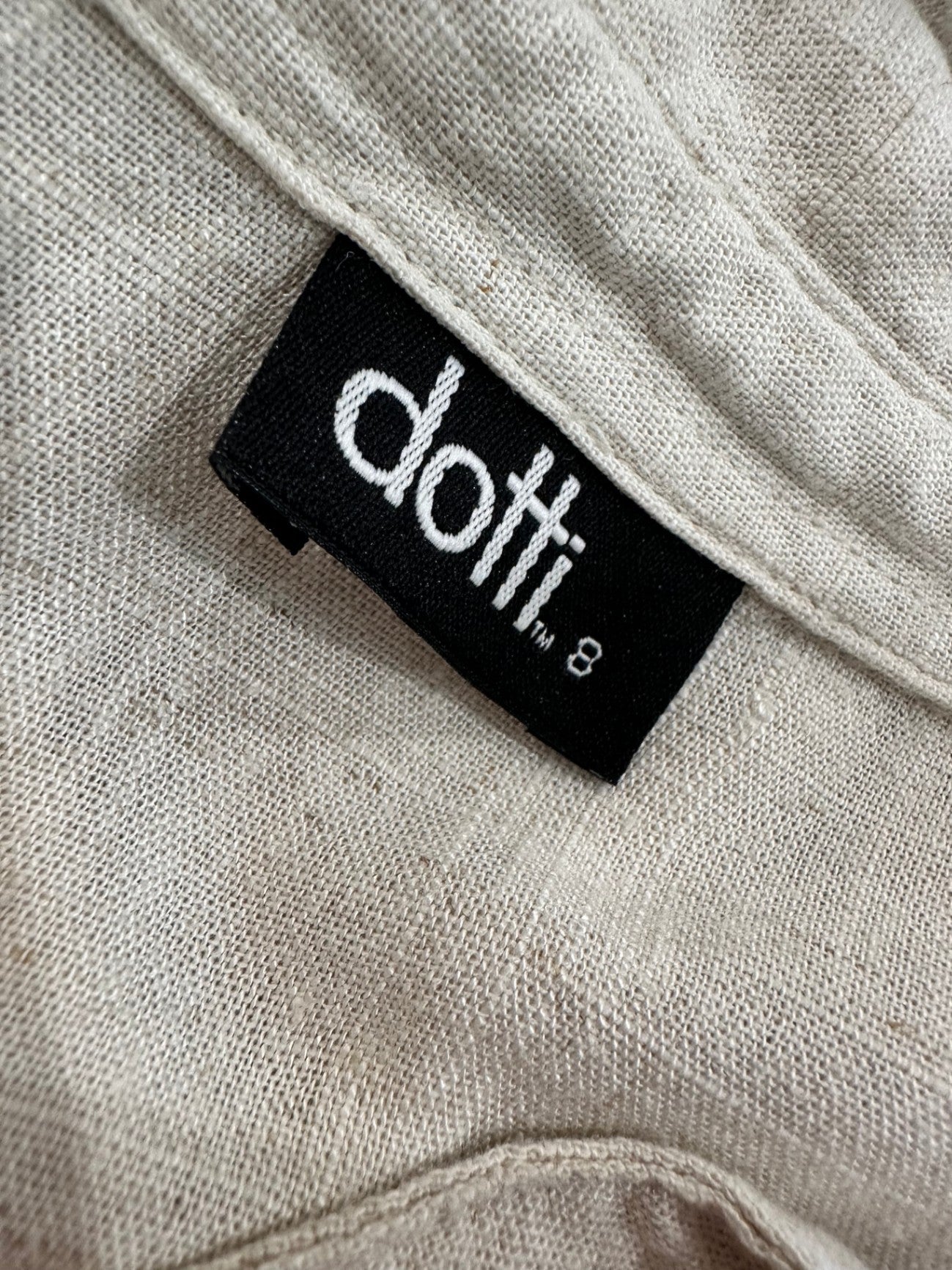 [SALE] Dotti - Dress - Oatmeal - 30% Linen