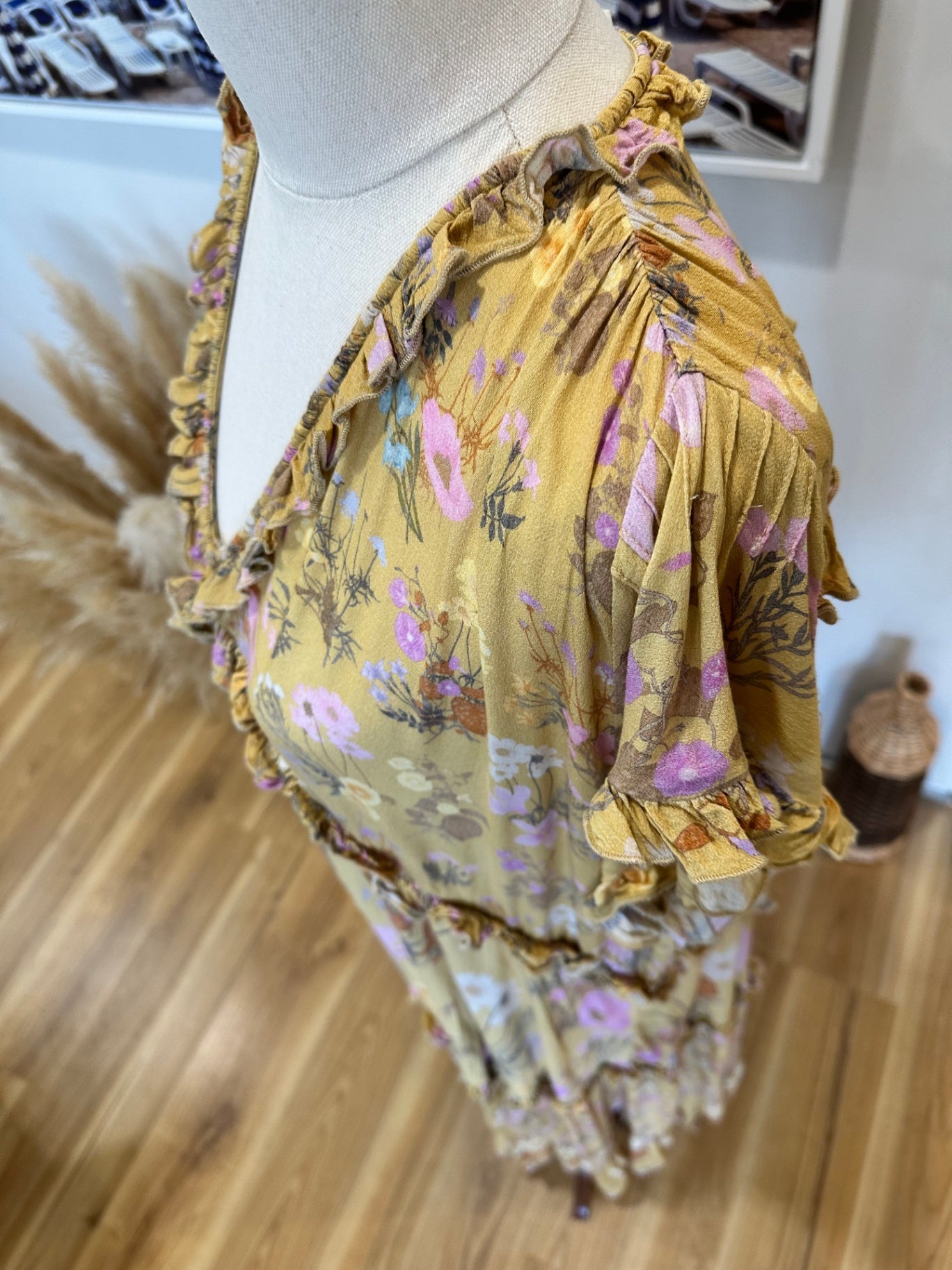 Spell - Maxi Dress - Medium - Mustard Tones