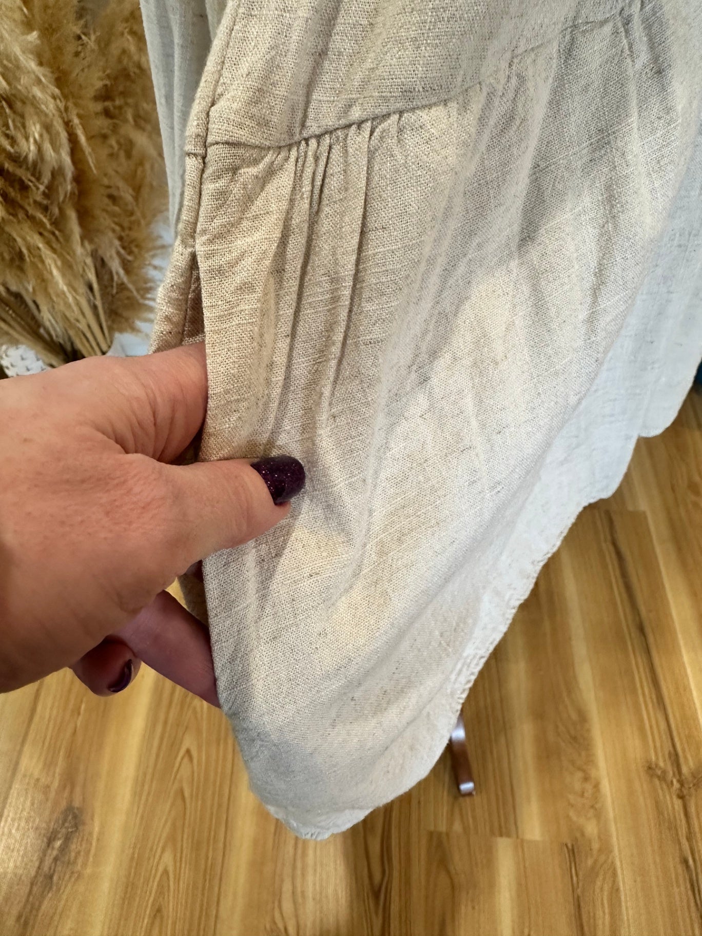 [SALE] Dotti - Dress - Oatmeal - 30% Linen