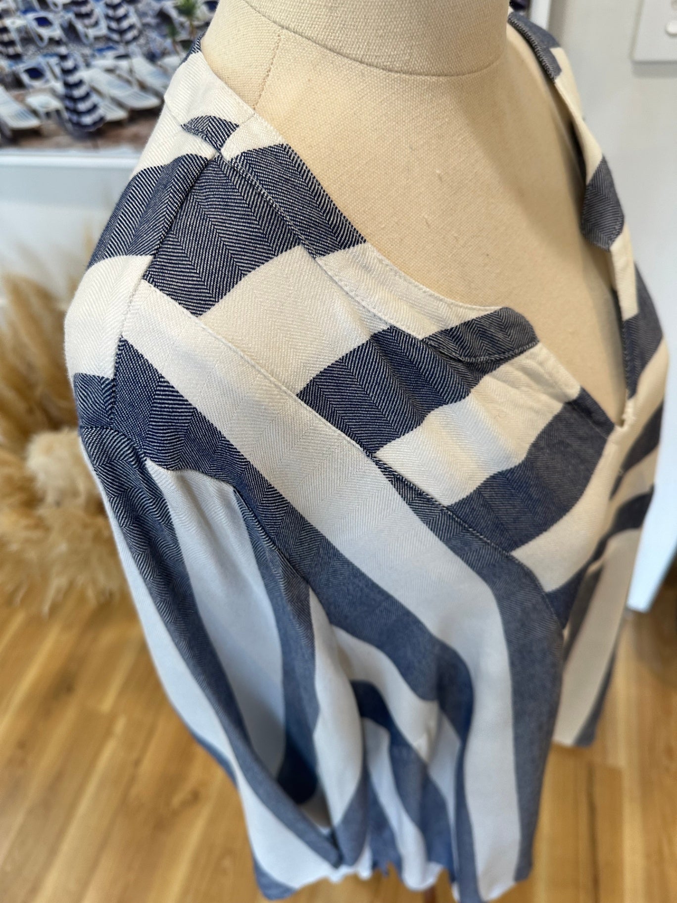 [SALE] Wild Child - Blouse - Size 22 - Blue and white