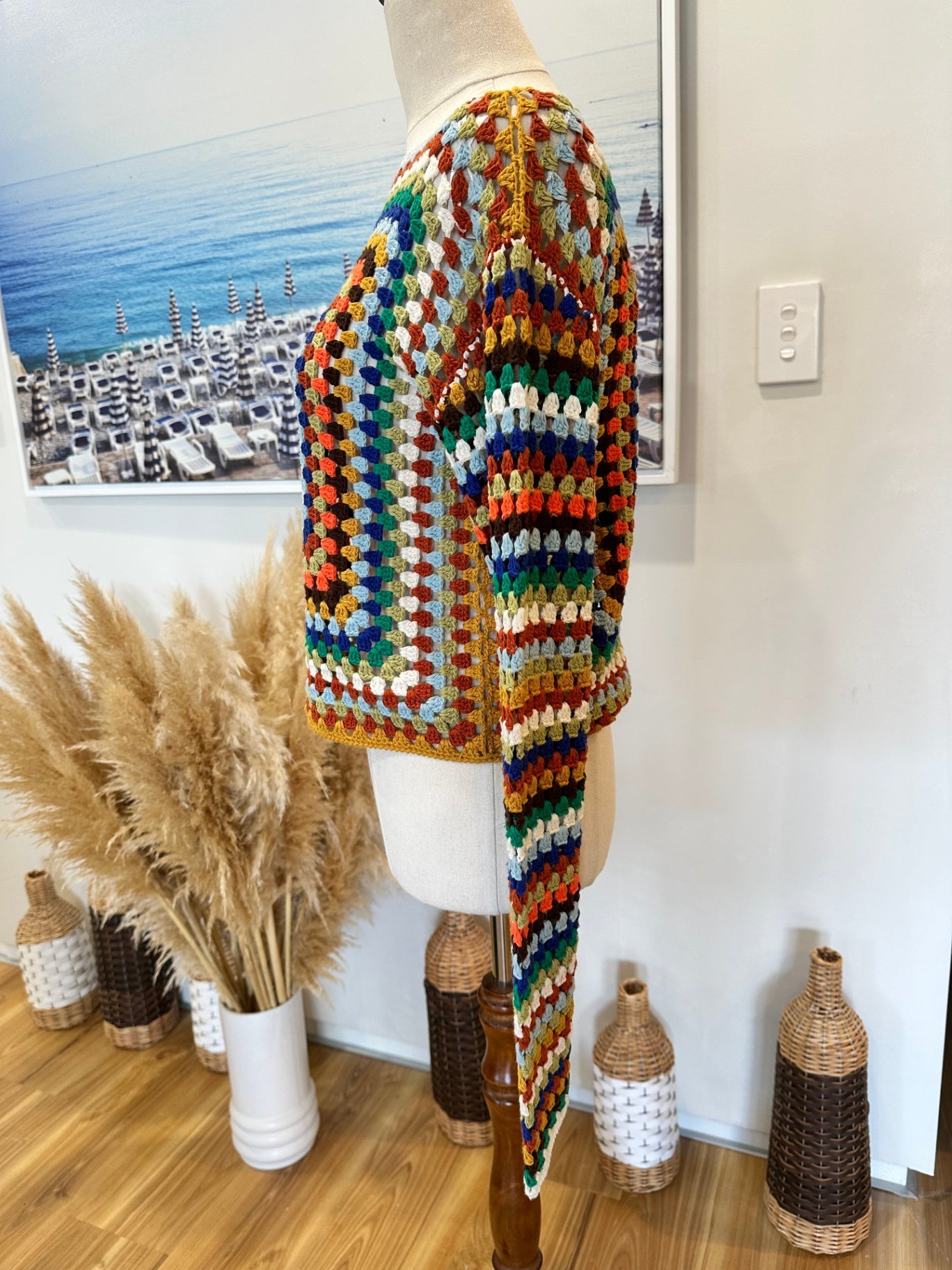 Ghanda - Crochet Jumper - Small 