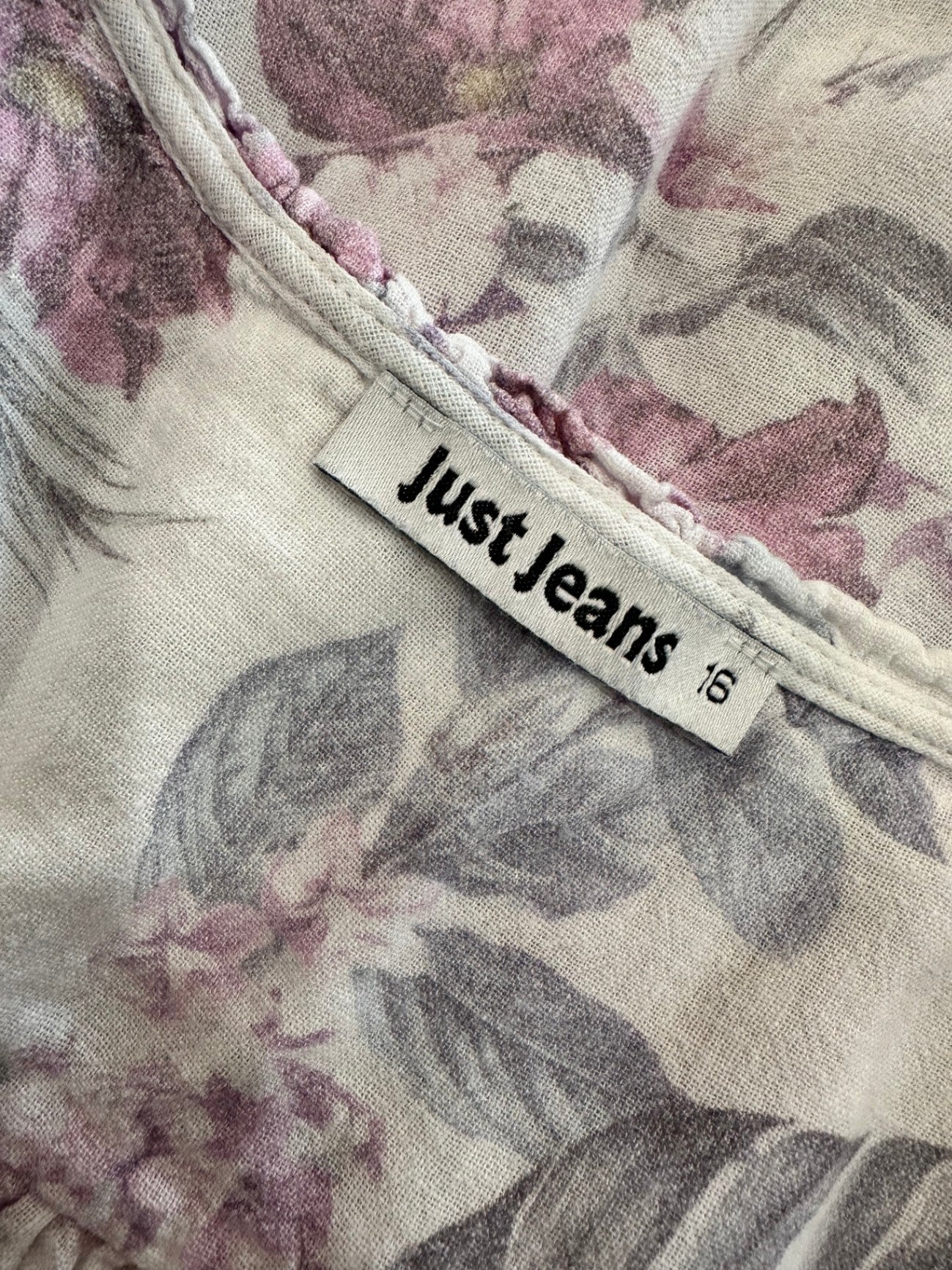 Just Jeans - Boho Top - Size 16 - 55% Linen