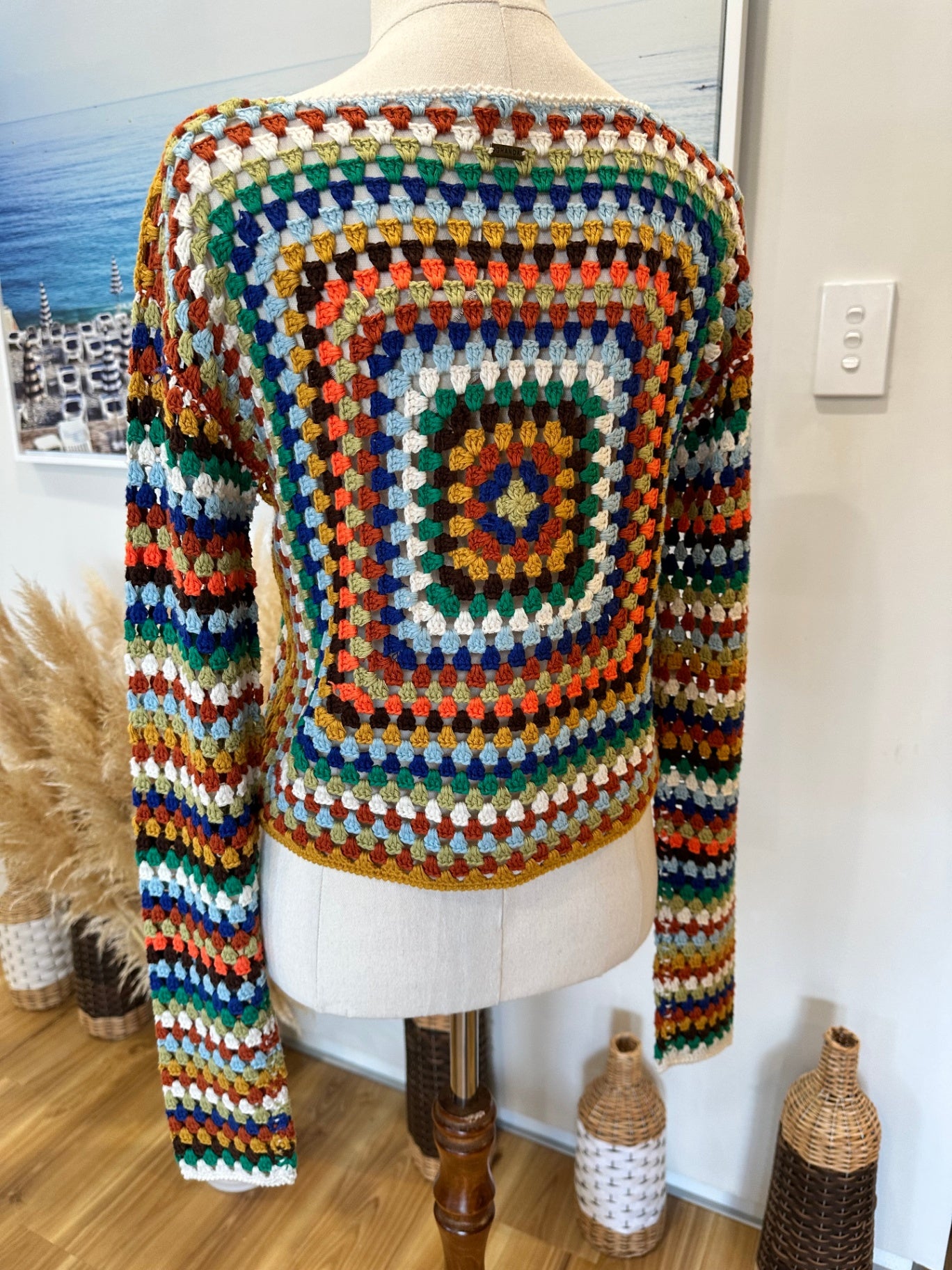 Ghanda - Crochet Jumper - Small 