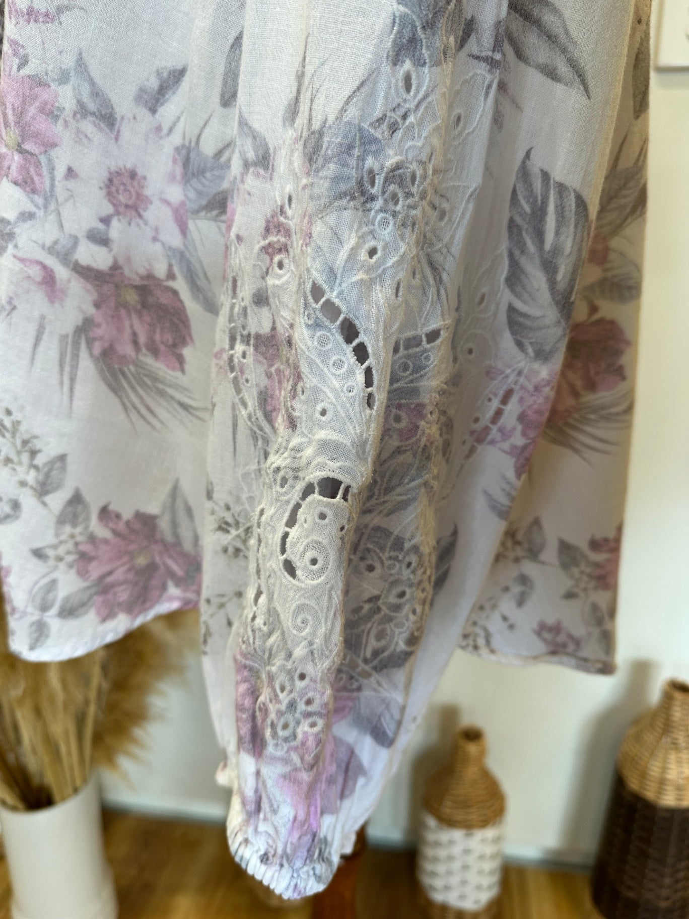 Just Jeans - Boho Top - Size 16 - 55% Linen