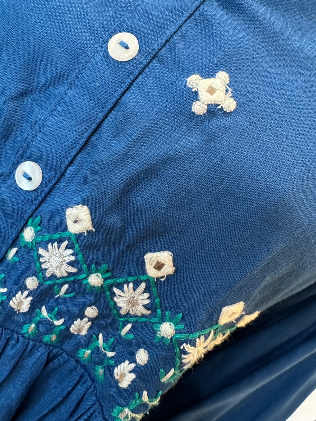 [SALE] ASYBUY - Boho Blouse - Small Blue