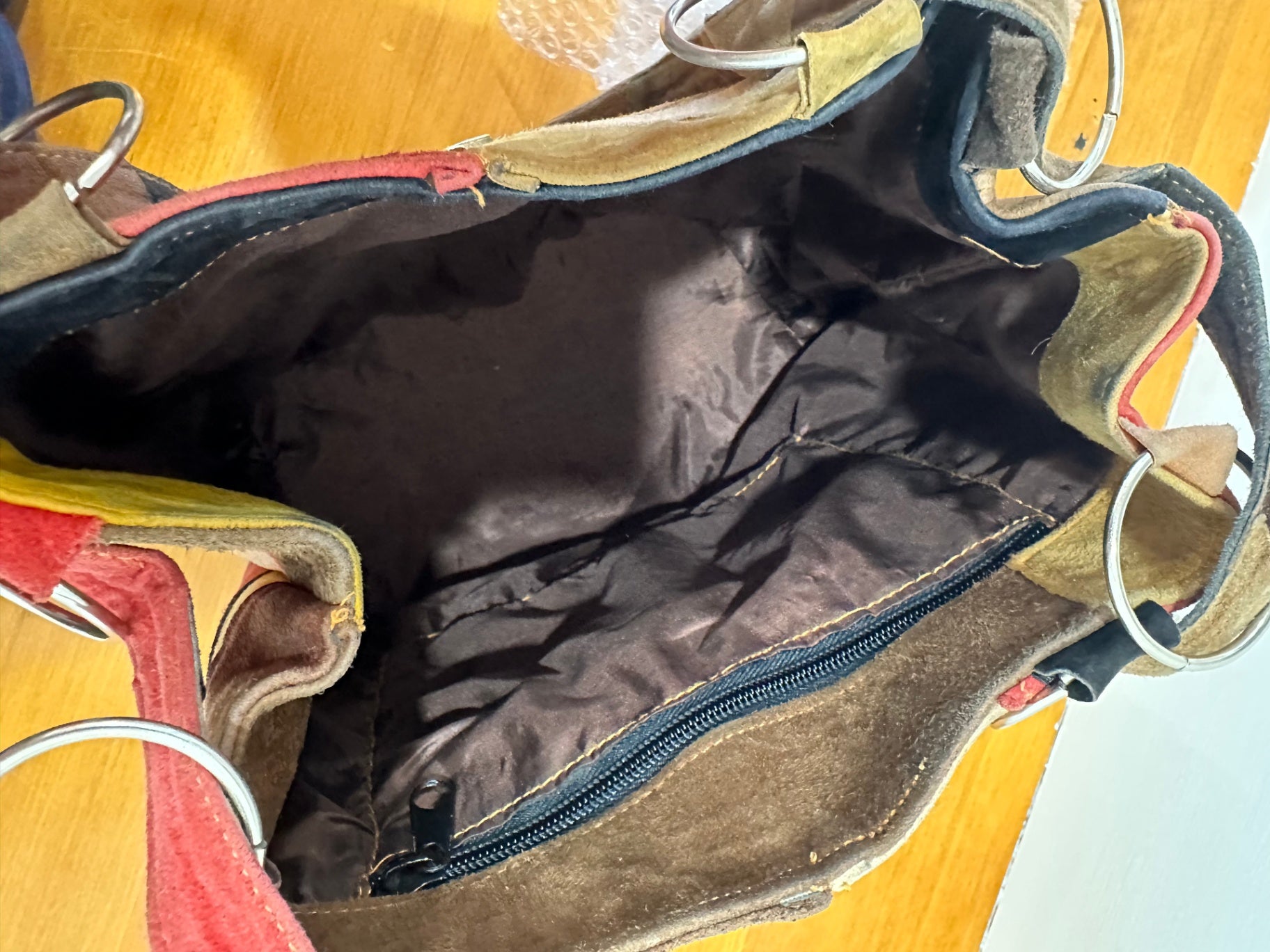 Patchwork - Suede - Handbag