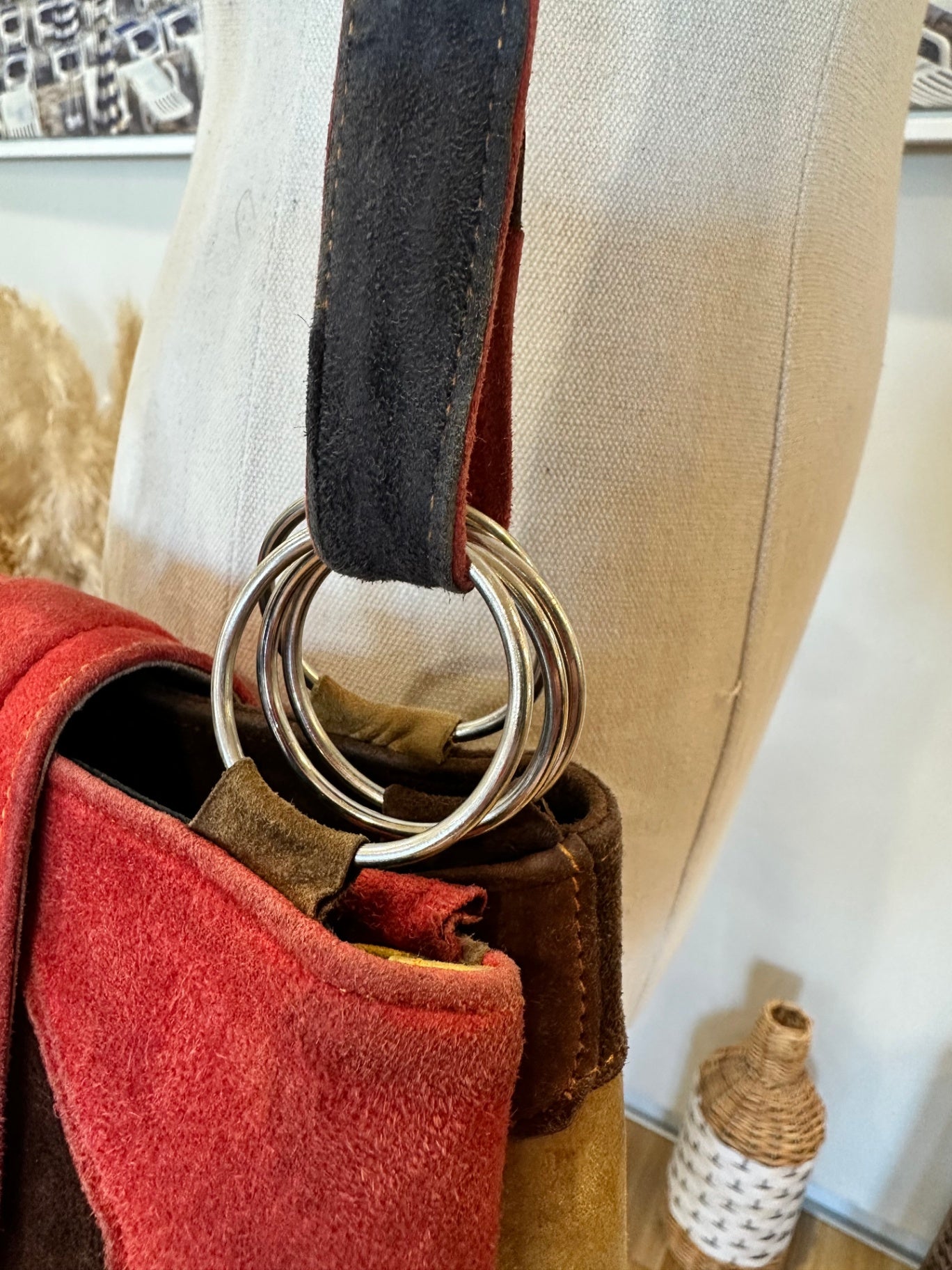 Patchwork - Suede - Handbag