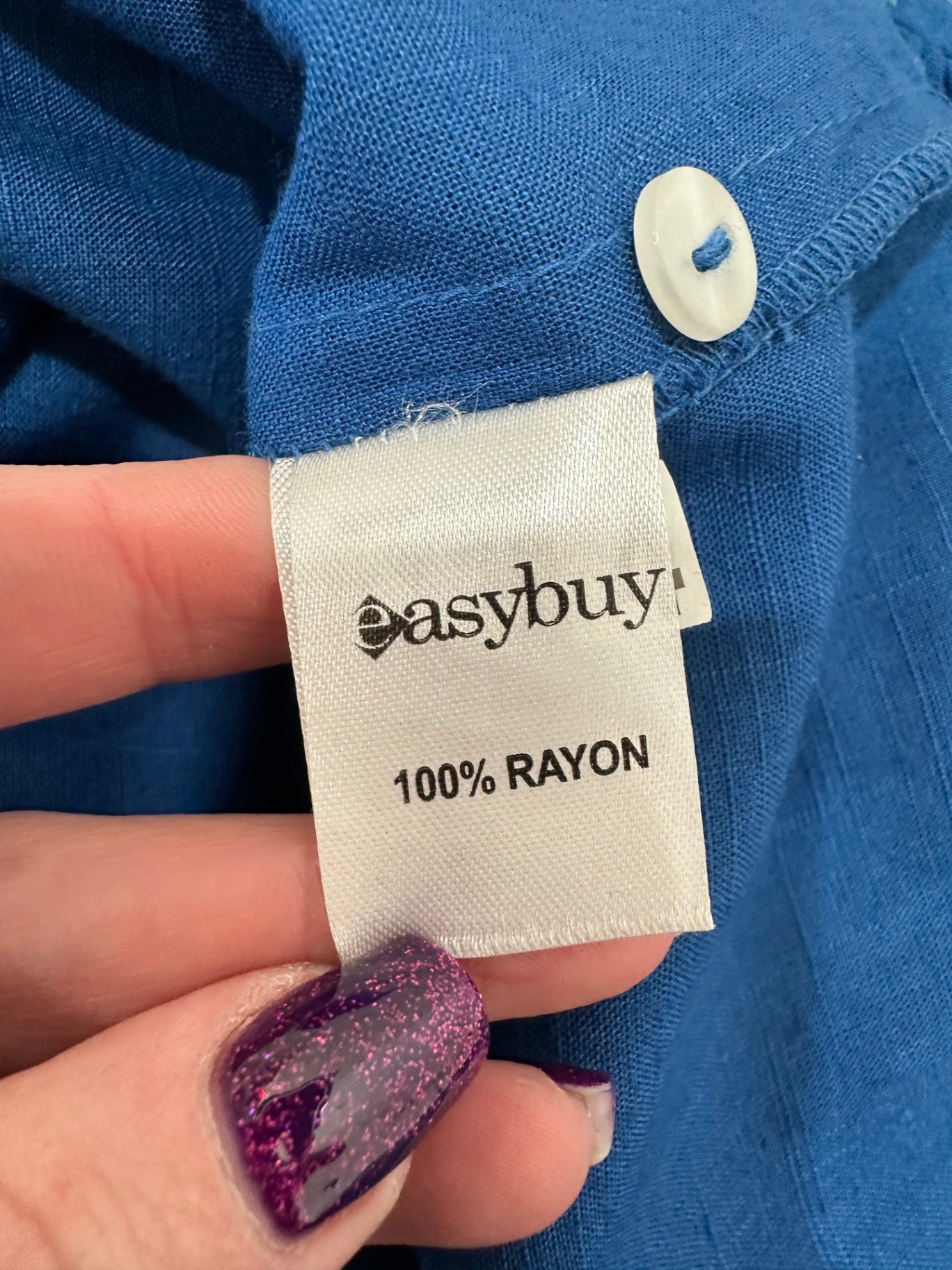 [SALE] ASYBUY - Boho Blouse - Small Blue
