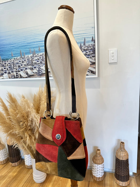 Patchwork - Suede - Handbag