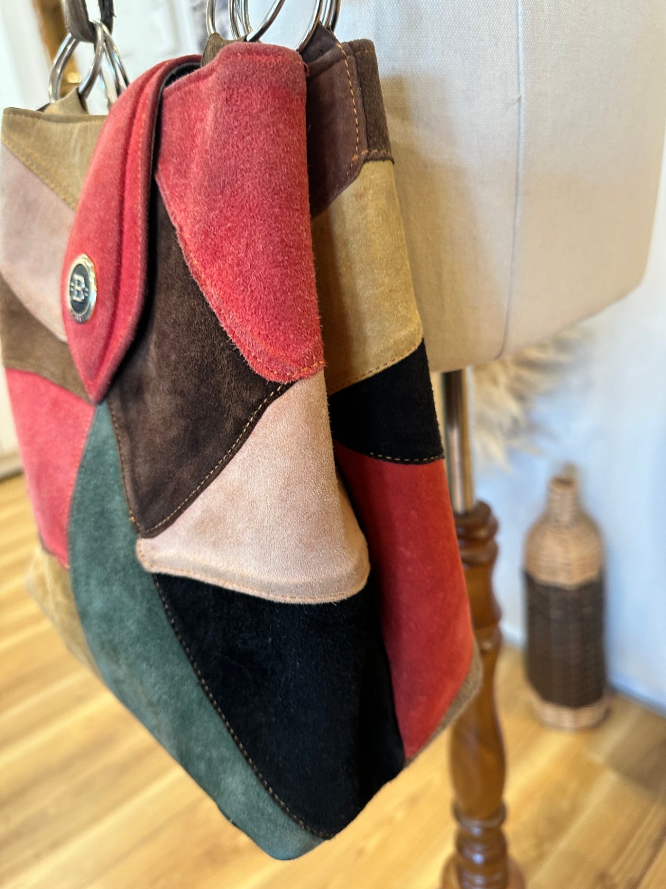 Patchwork - Suede - Handbag