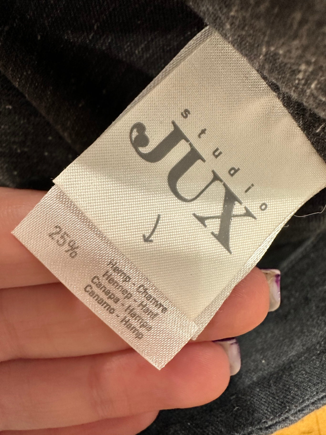 [SALE] Studio Jax - Top - Small - Grey - 48% Organic Cotton + 25% Hemp