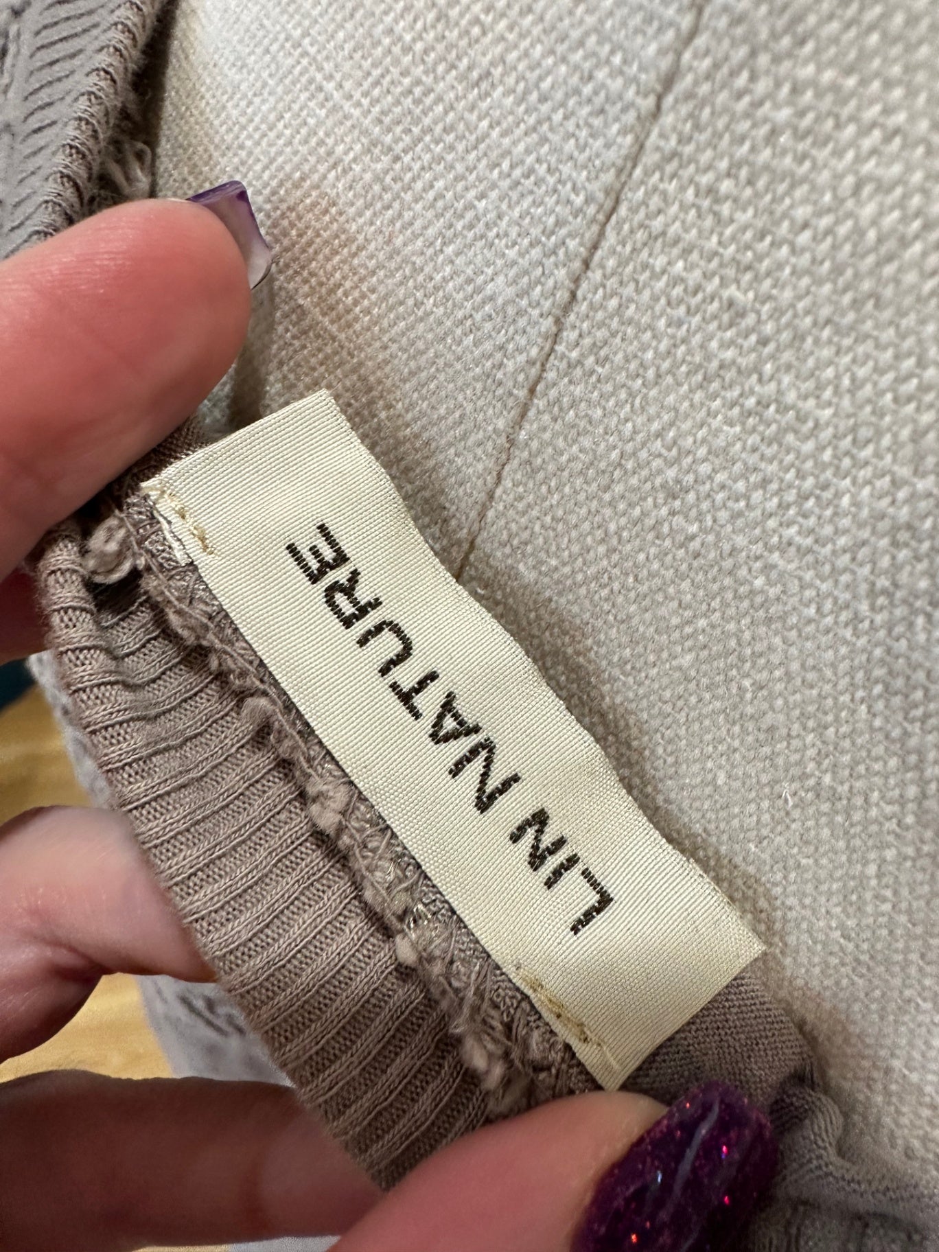 Lin Nature Dress - Made in Italy - Small