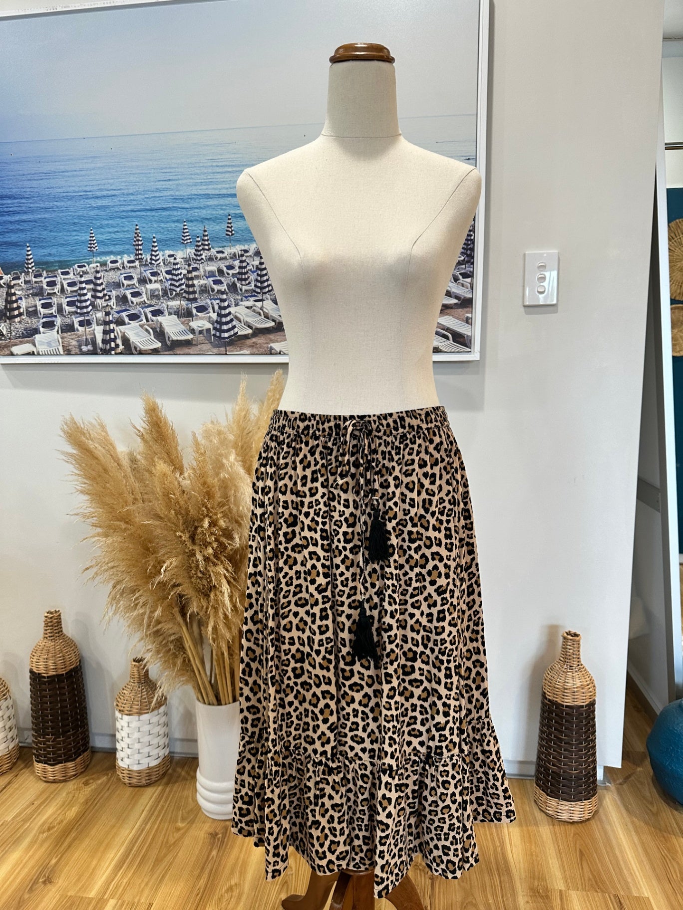 Showpo - Skirt - Size 10 - Leopard print