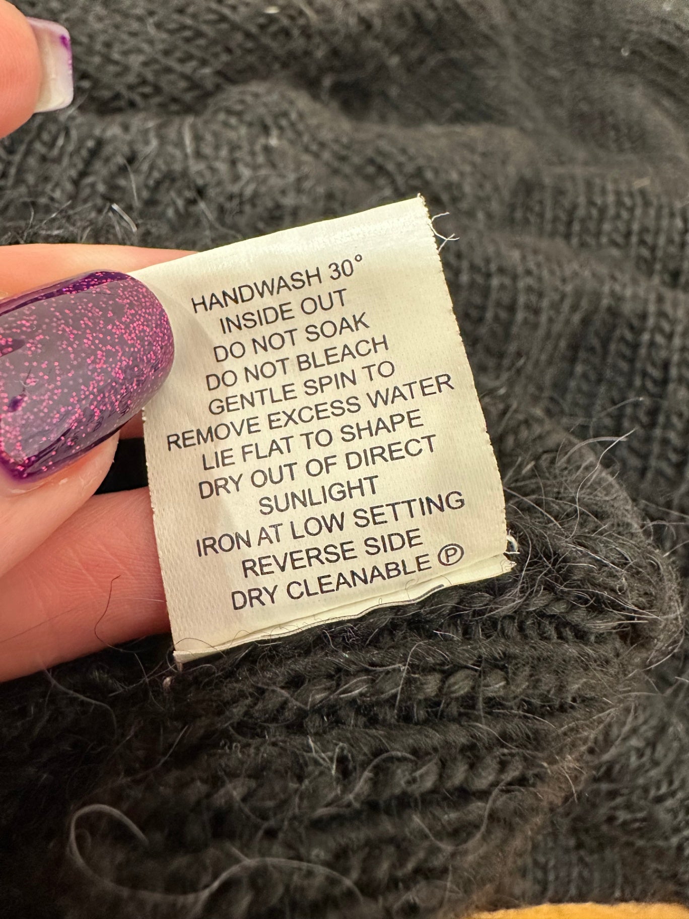 Moochi - Winter Dress - Small - Black - Wool + Alpaca Blend