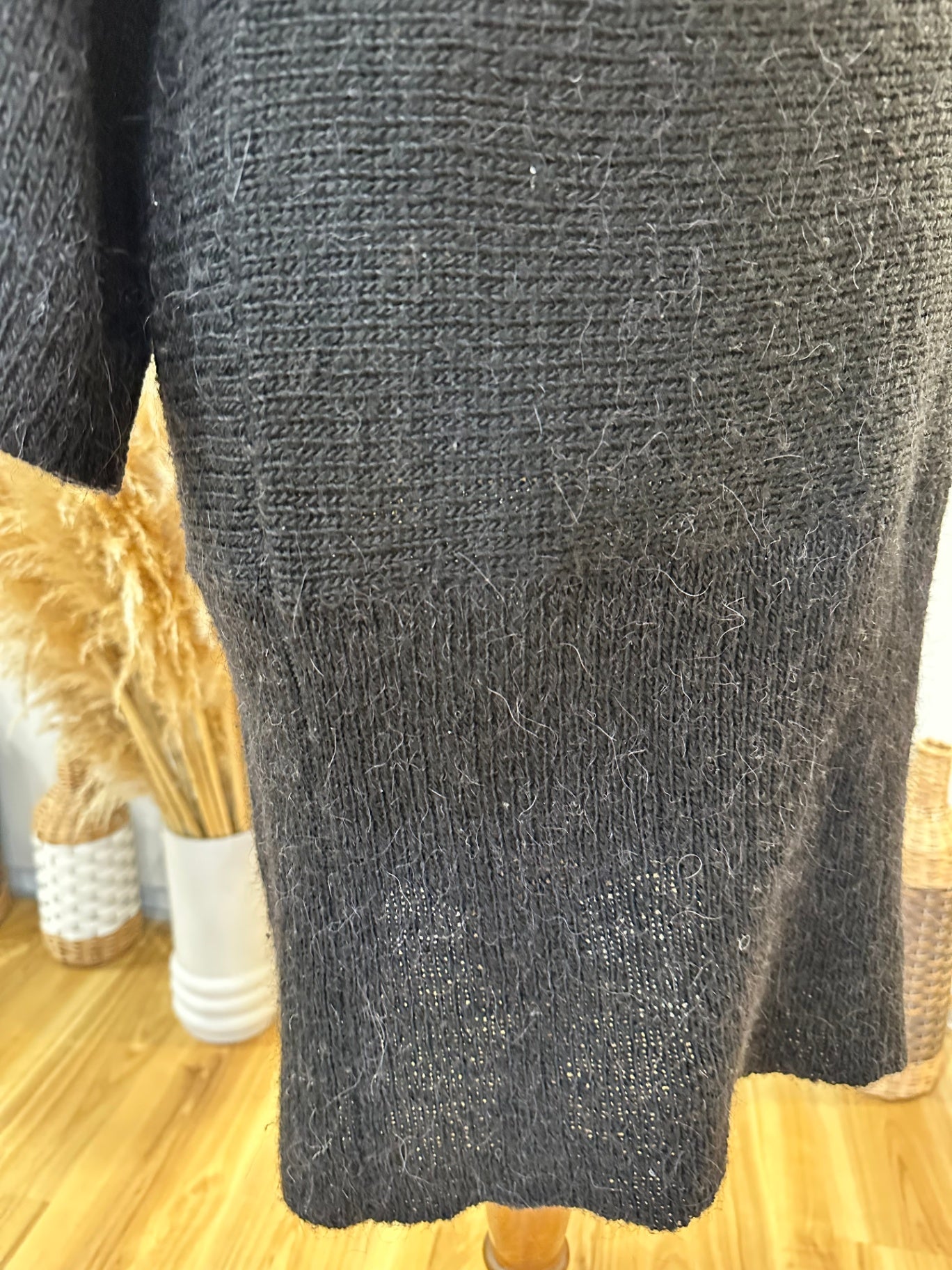 Moochi - Winter Dress - Small - Black - Wool + Alpaca Blend