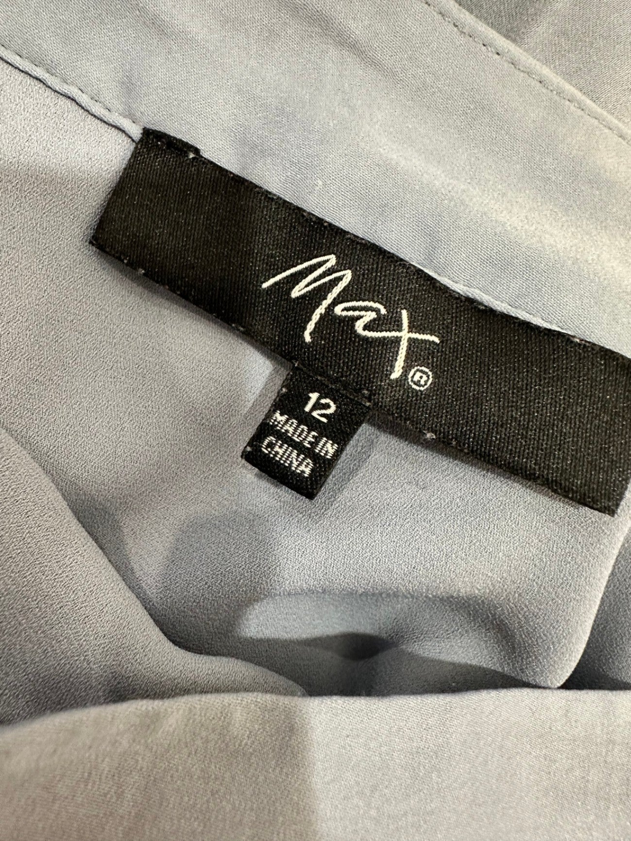 Max - Midi Skirt - Size 12 - Light Blue