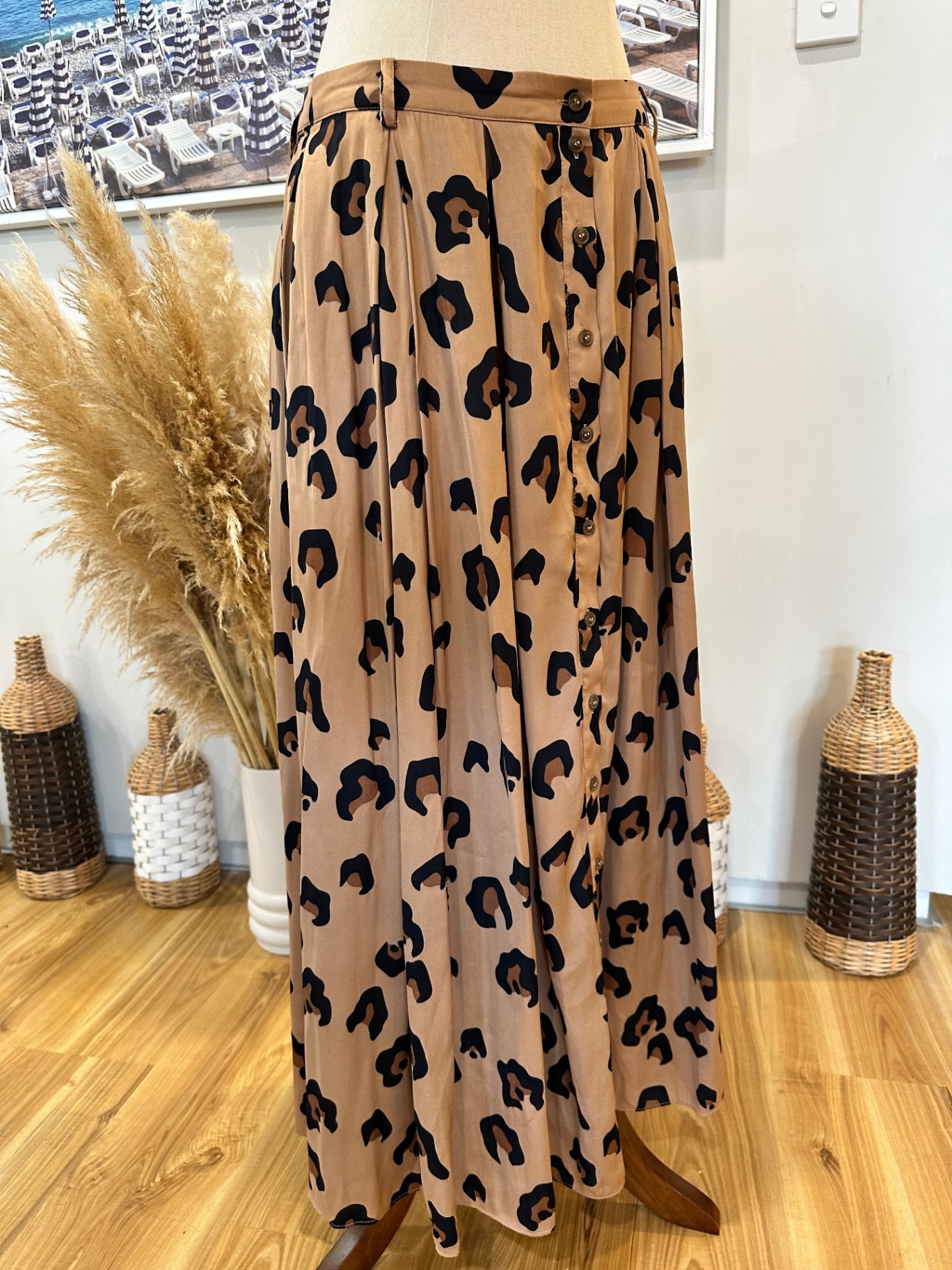 Witchery - Skirt - Size 8 - Leopard print