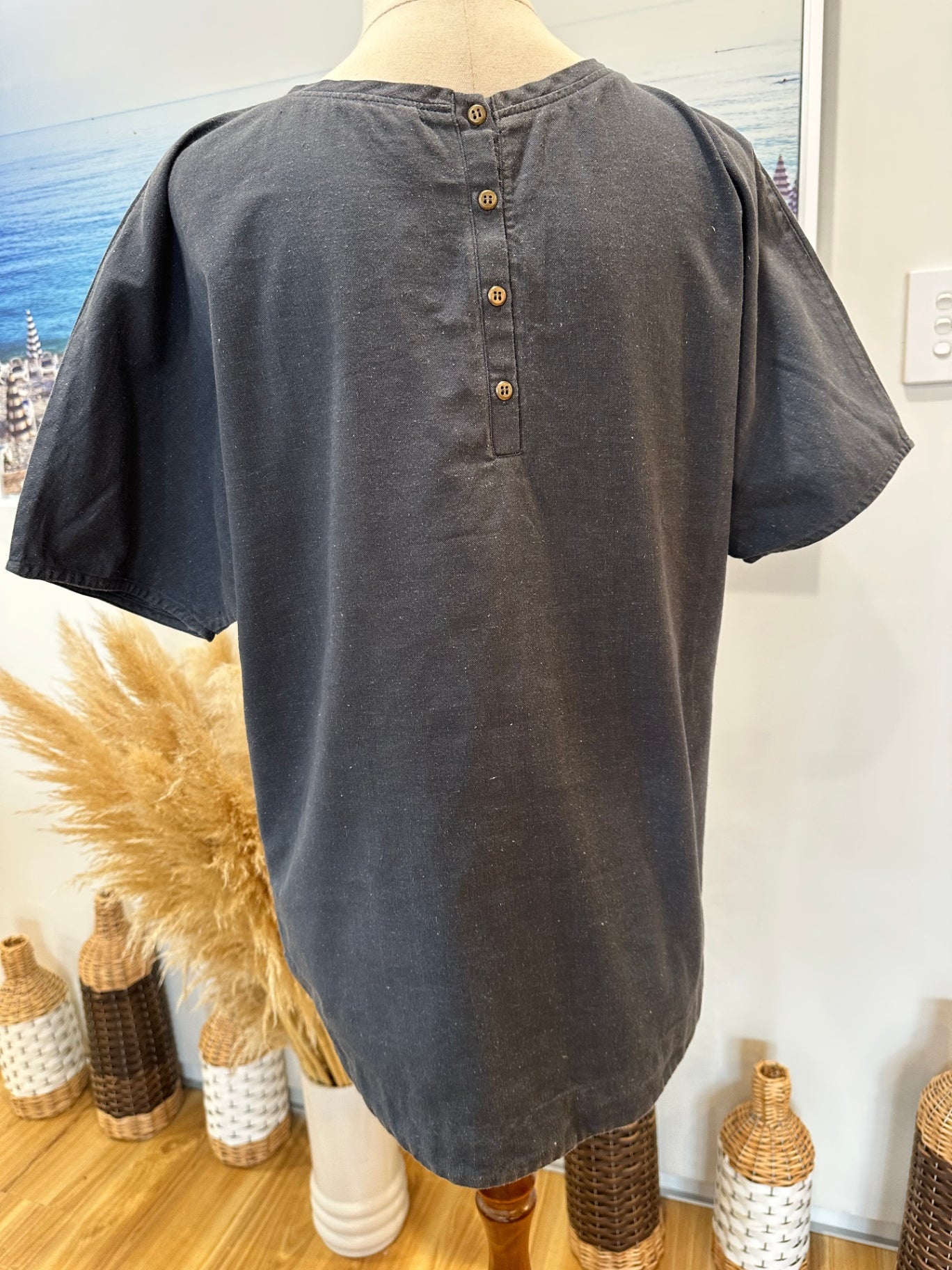 [SALE] Studio Jax - Top - Small - Grey - 48% Organic Cotton + 25% Hemp