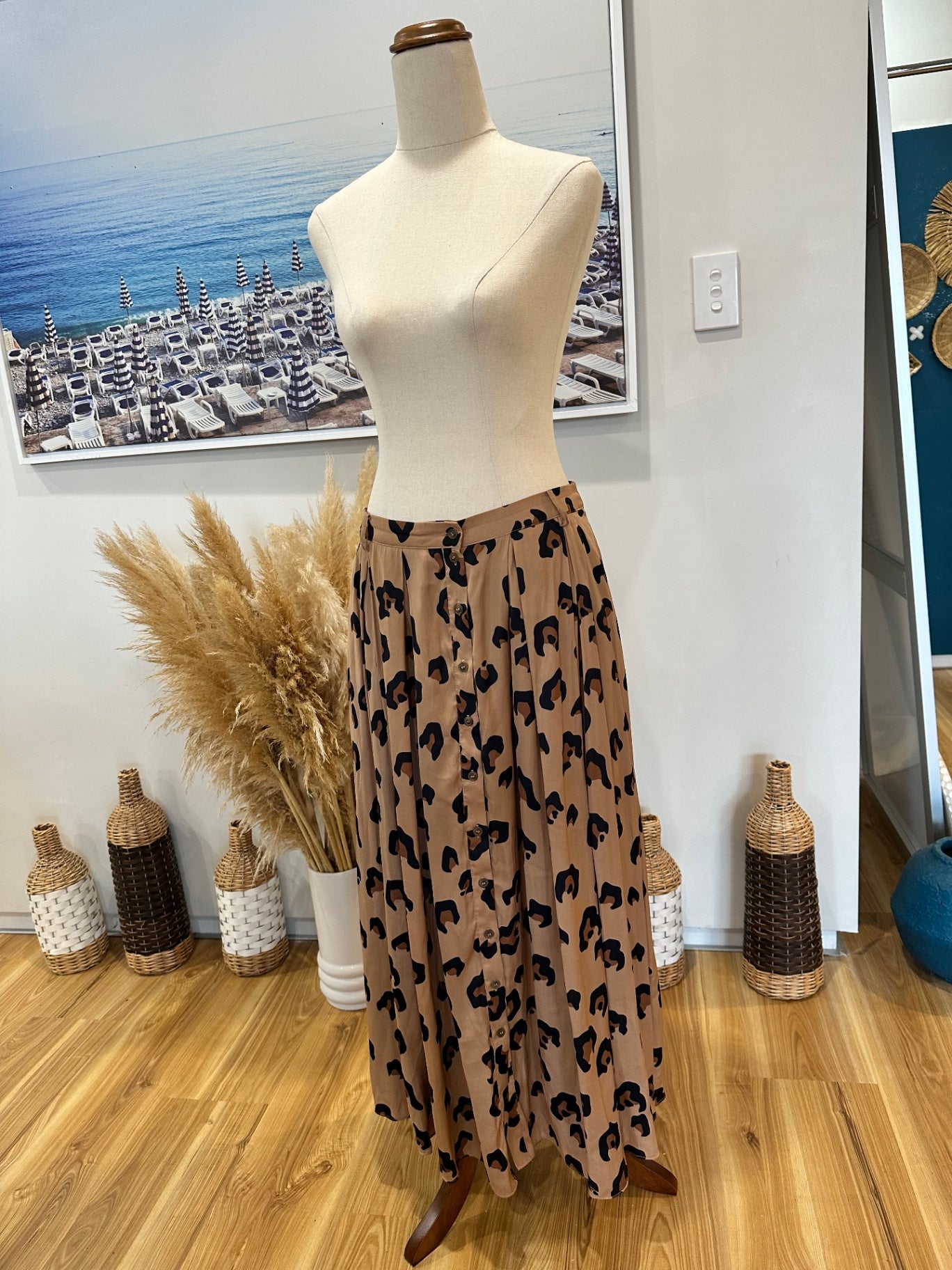 Witchery - Skirt - Size 8 - Leopard print