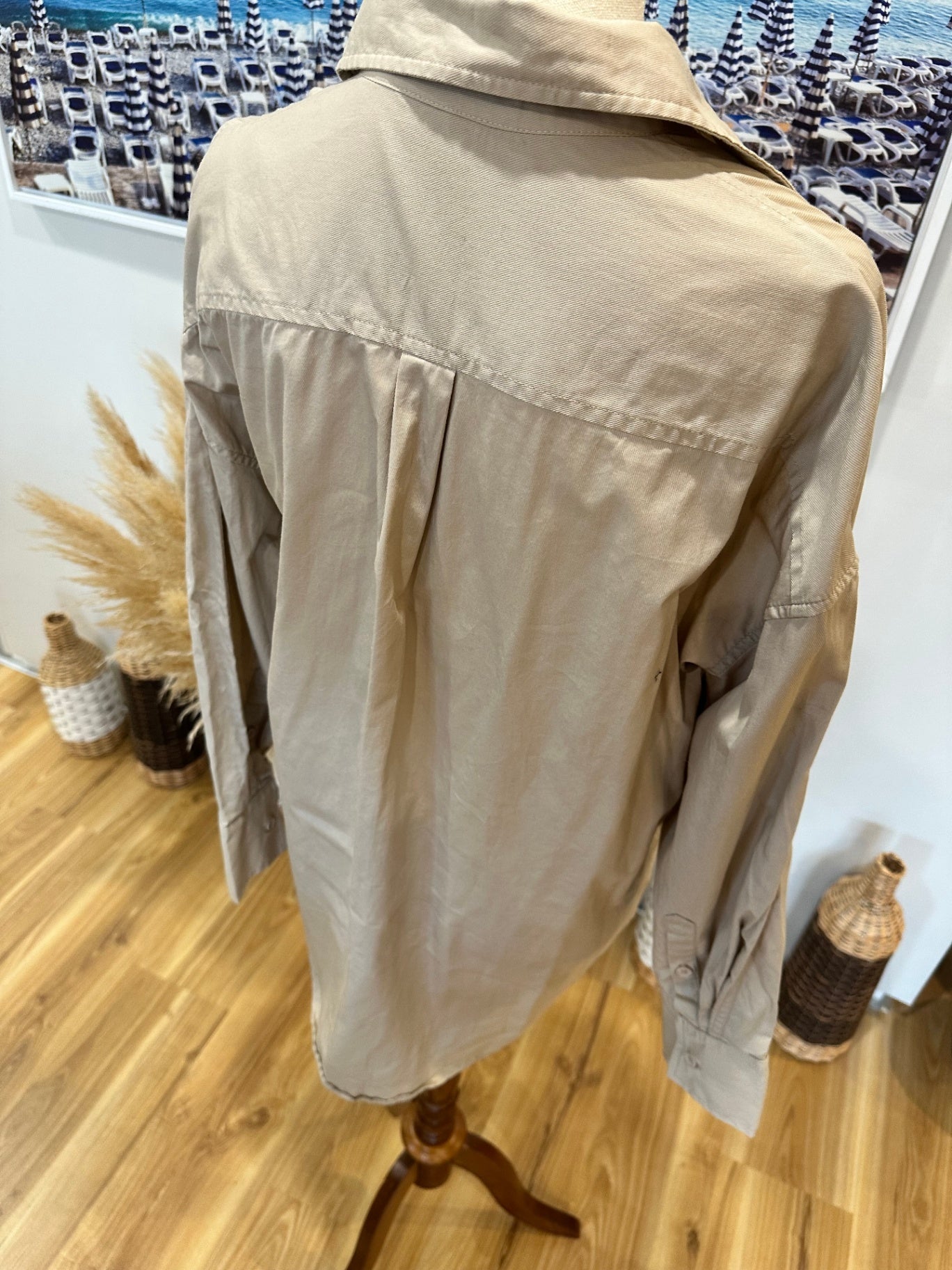 Kookai Shirt - Size 10 - Beige