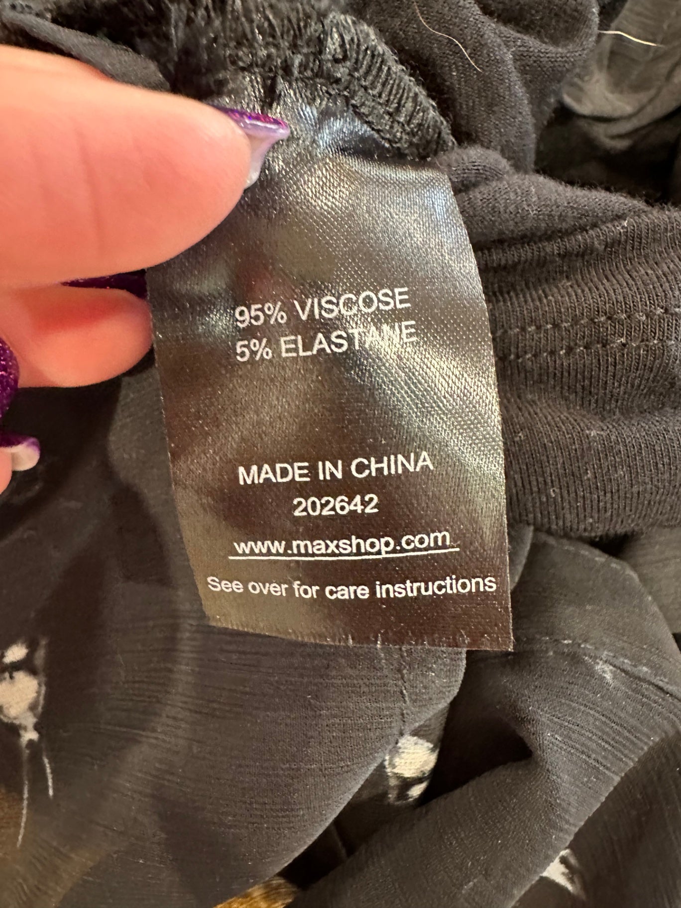 [SALE] Max Dress - Size 6 - Black with bird pattern