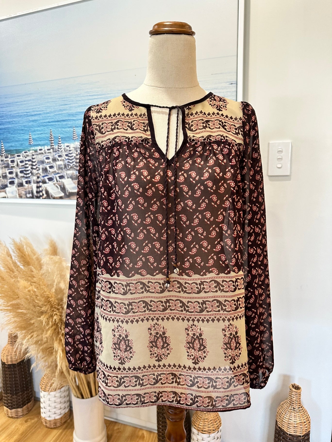 Boho Blouse - Dotti - Size 6 
