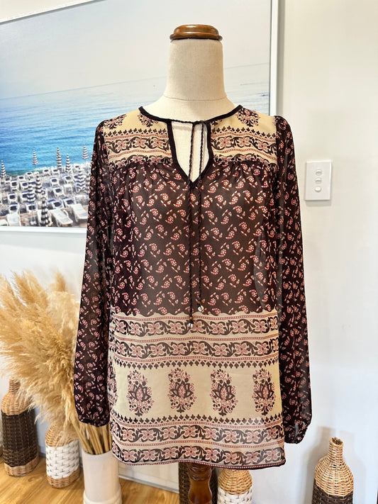 Boho Blouse - Dotti - Size 6 