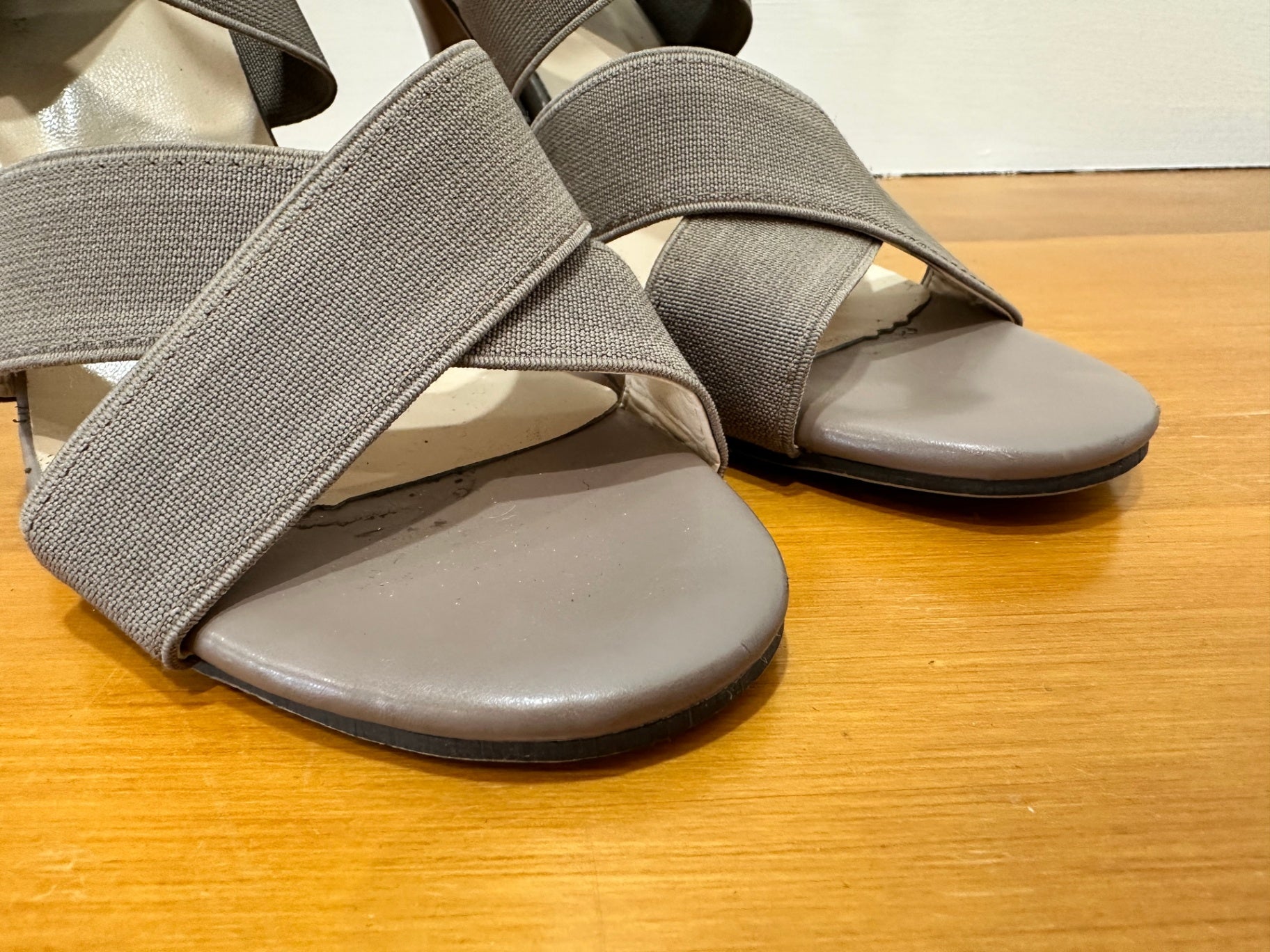 [SALE] Strappy Heels - Taupe - Size 39