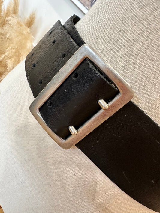 Belt - Wide Black - USA size 2