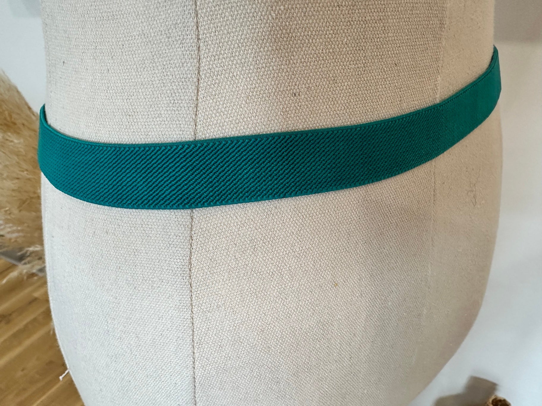 Dangerfield - Belt - Small Teal w Rose 