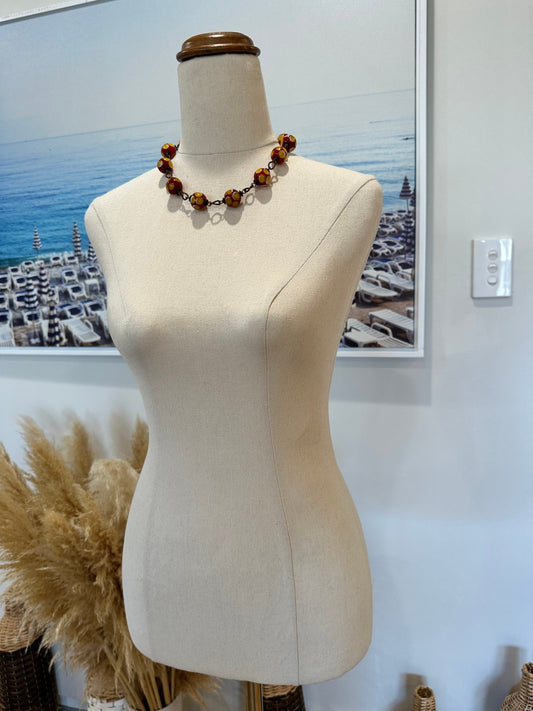 [SALE] Necklace Red and yellow