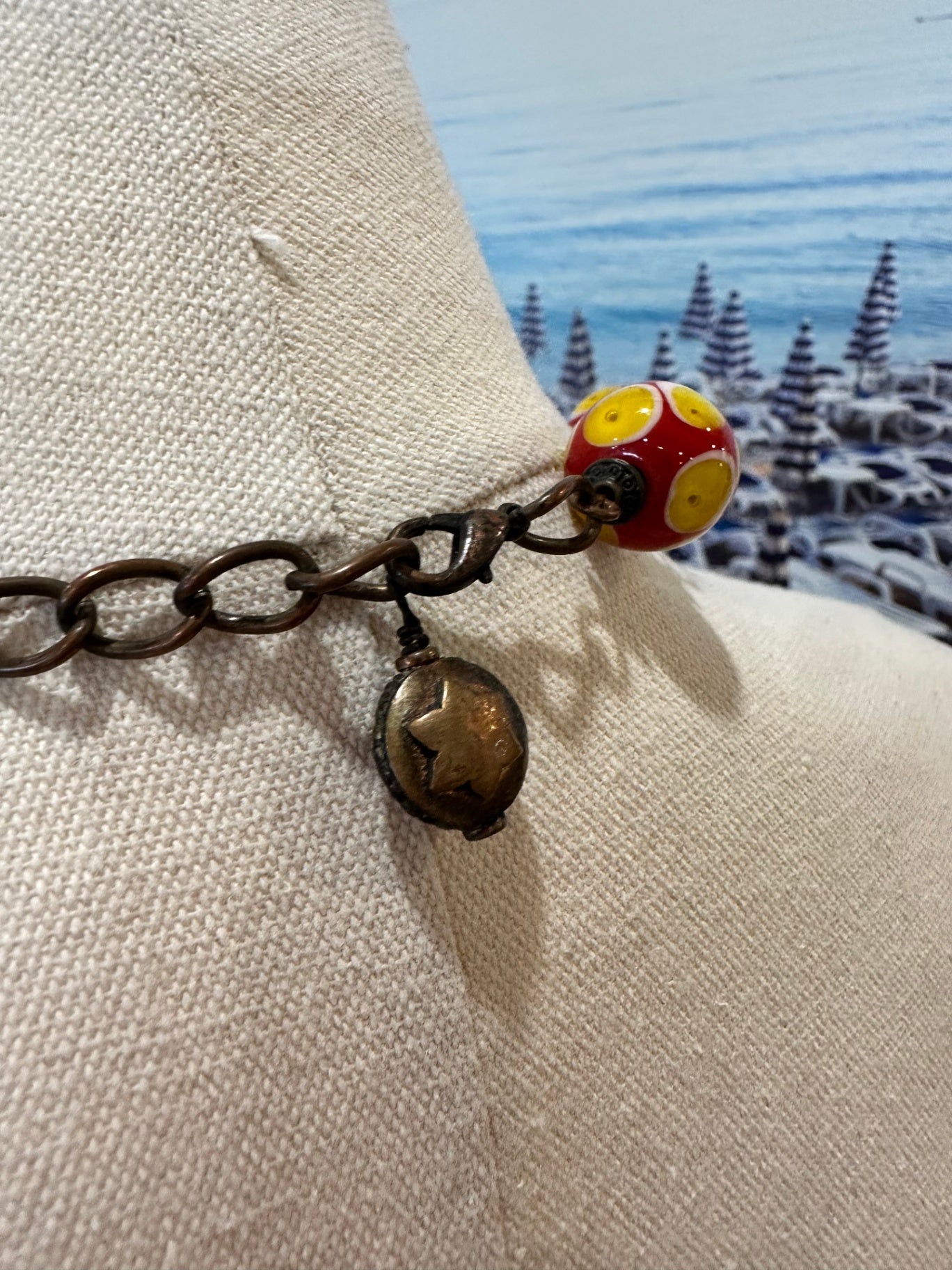 [SALE] Necklace Red and yellow