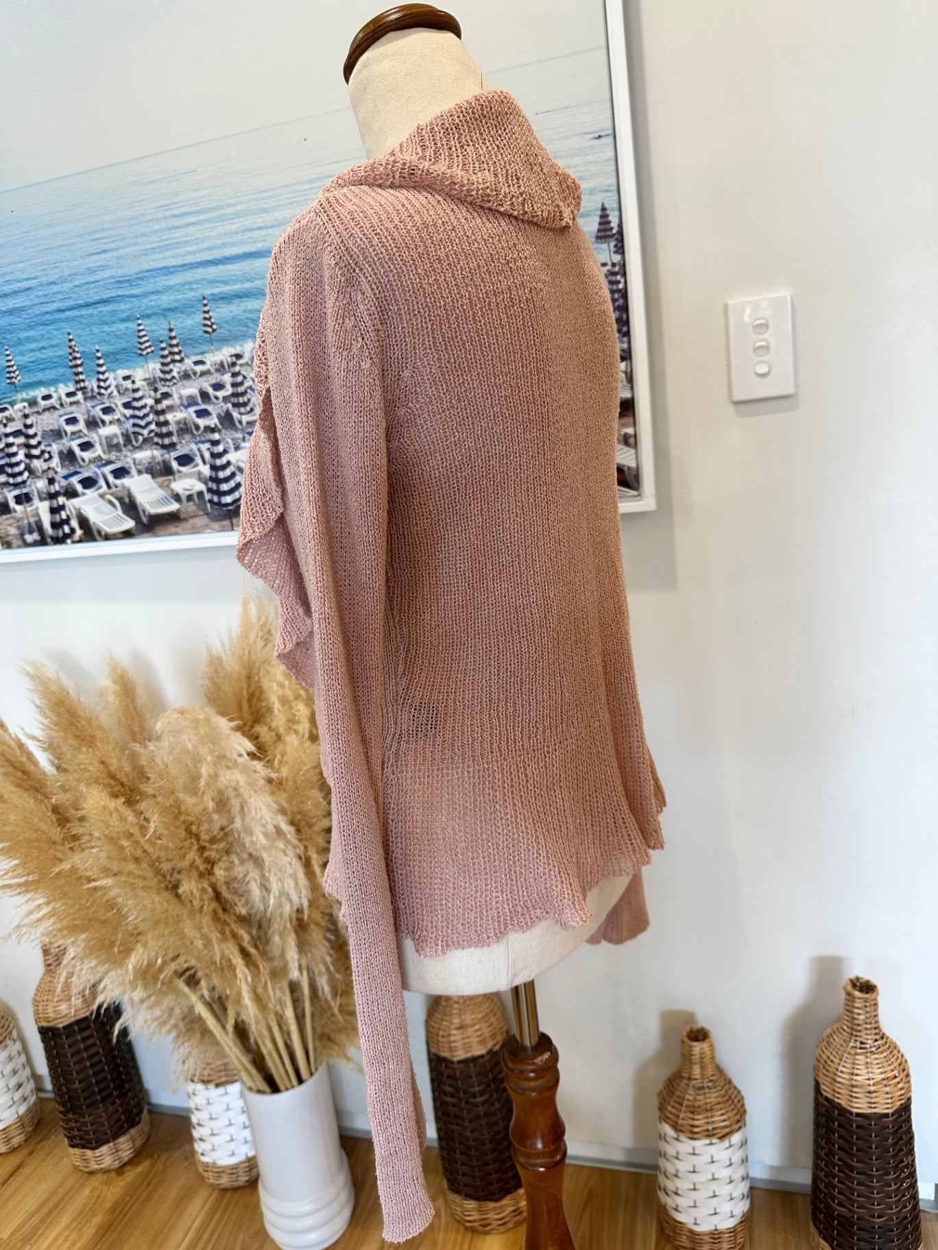 Max Cardigan - Size Small - Pink